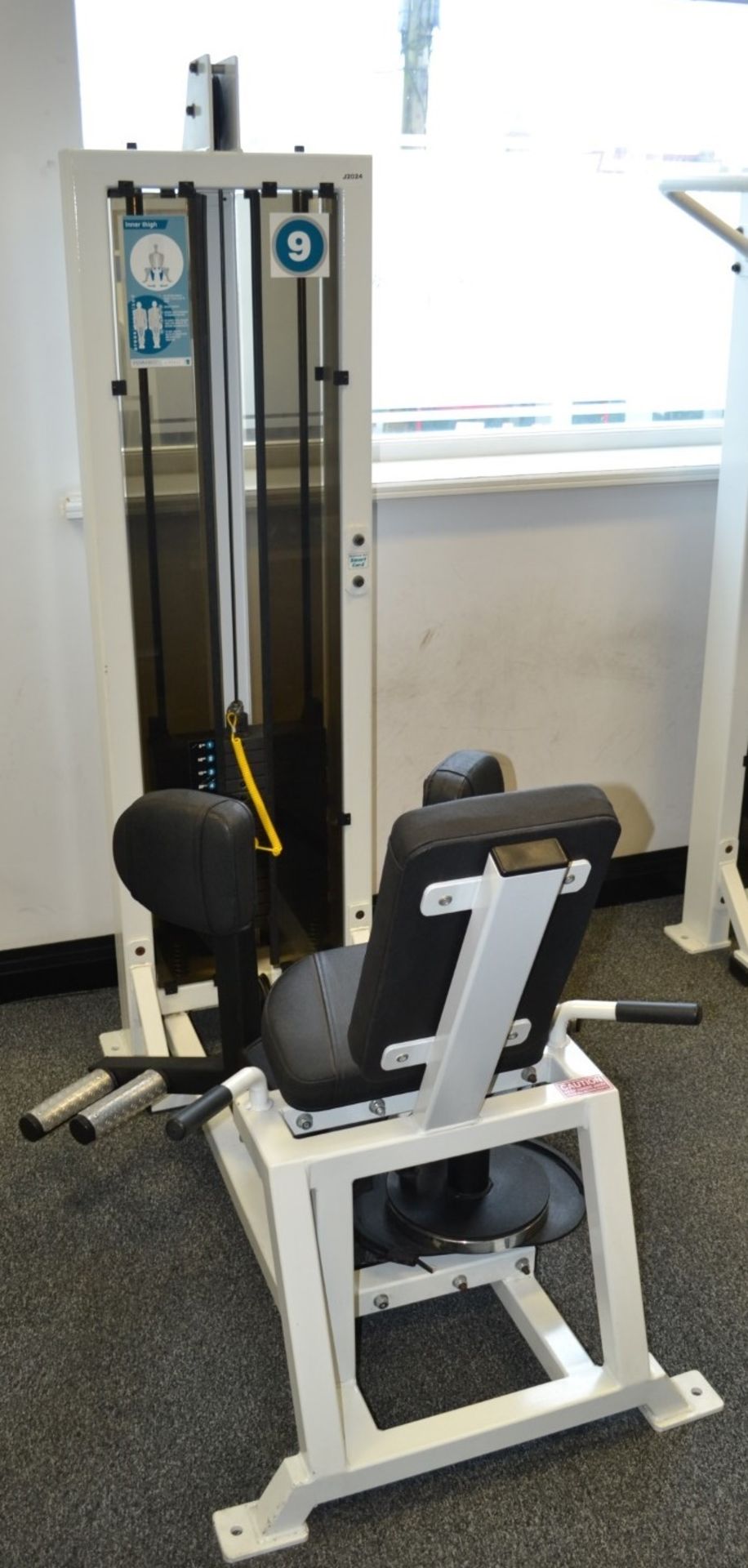 1 x Force Inner Thigh Abductor Pin Loaded Gym Machine With 75kg Weights - Image 2 of 4