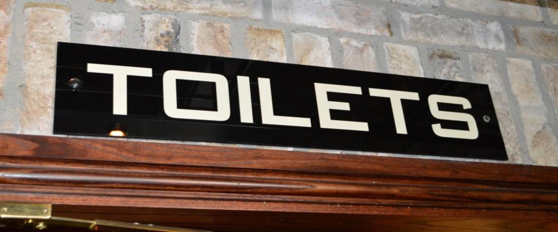 3 x Retro Style Toilet Signs From American Diner Restaurant - CL390 - Location: Sheffield S9his - Bild 2 aus 3