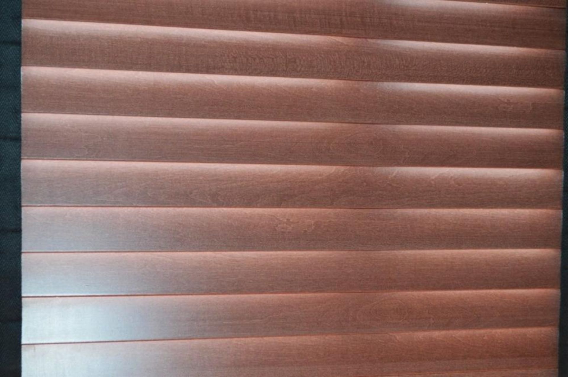 8 x Waverley Timber Venitian Blinds With Dark Stained Finish - Provides Privacy and Warm Ambience to - Image 3 of 5