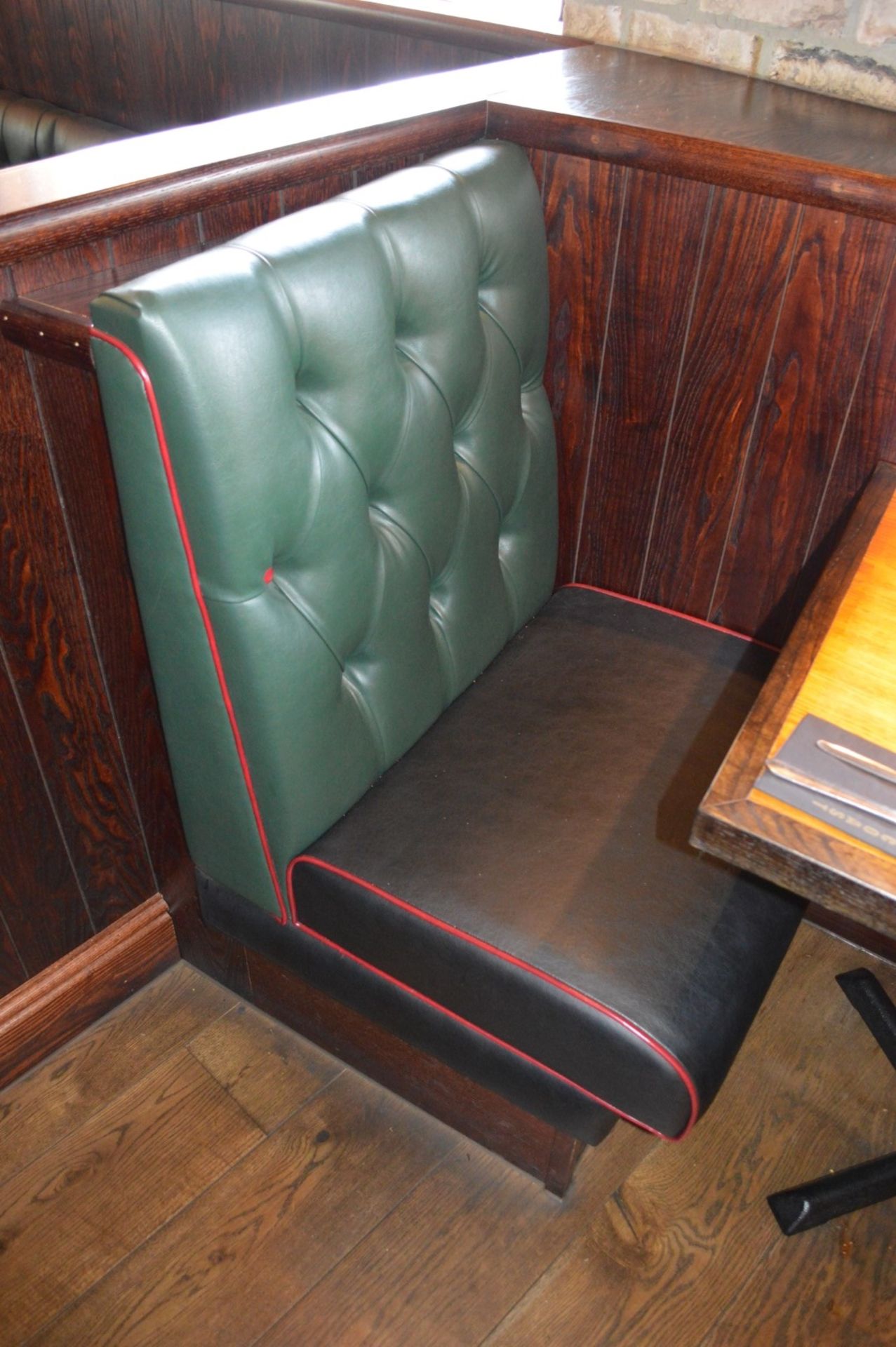 3 x Sections of Restaurant Booth Seating - Include 2 x Single Seats and 1 x Single Back to Back Seat - Image 2 of 10