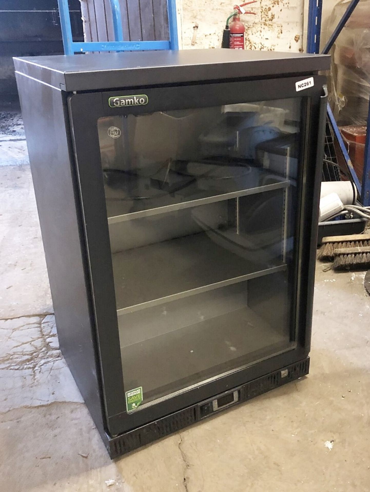 1 x Gamko MG2/150LG 150 Litre Single Door Back Bar Bottle Cooler - CL372 - Ref: NC261 - Location: Bo