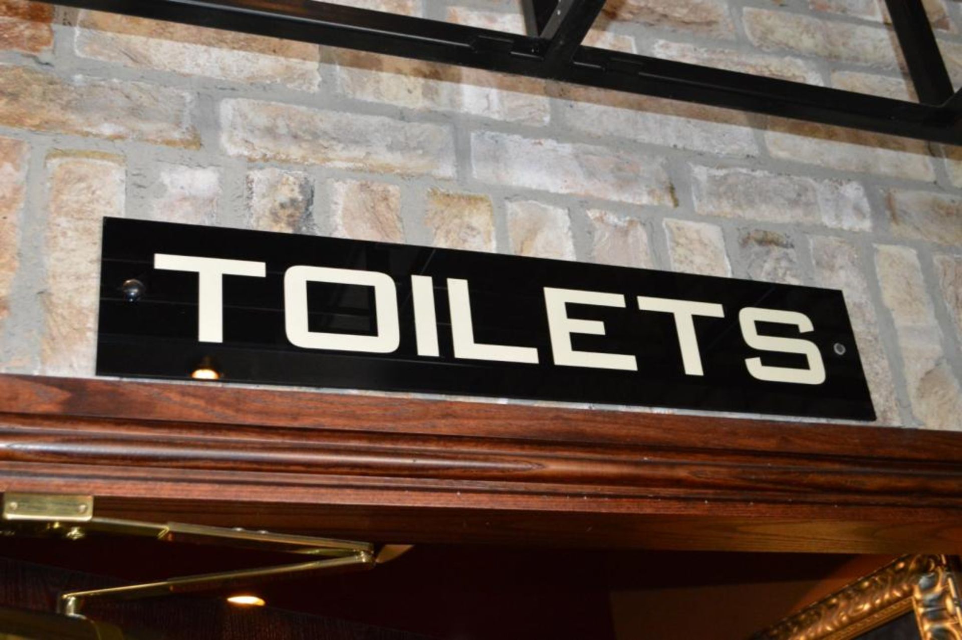 3 x Retro Style Toilet Signs From American Diner Restaurant - CL390 - Location: Sheffield S9his