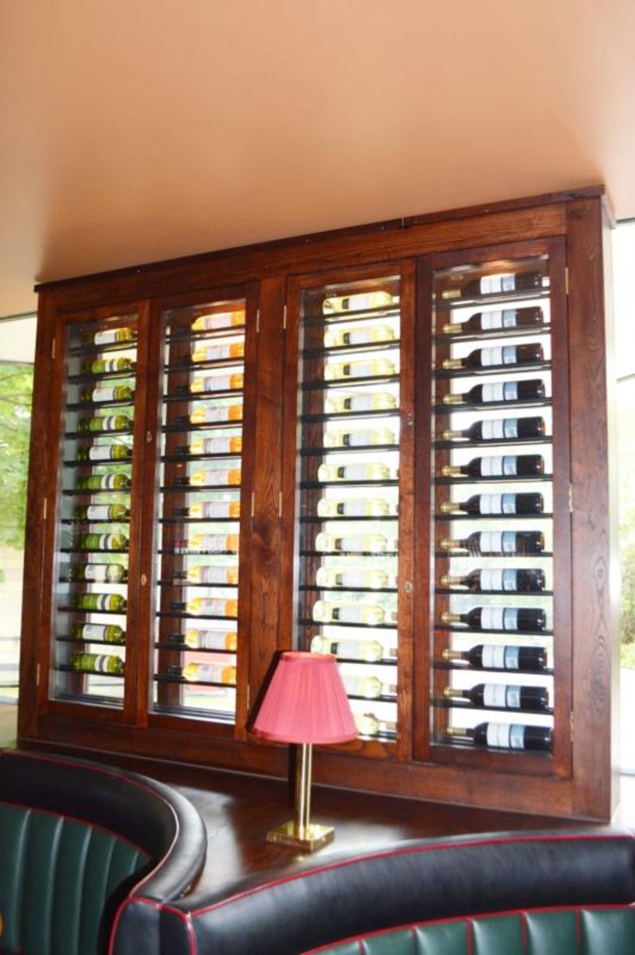 1 x Large Four Door Wine Bottle Display Cabinet With a 52 Bottle Capacity - H175 x W210 x D22 - Image 5 of 7
