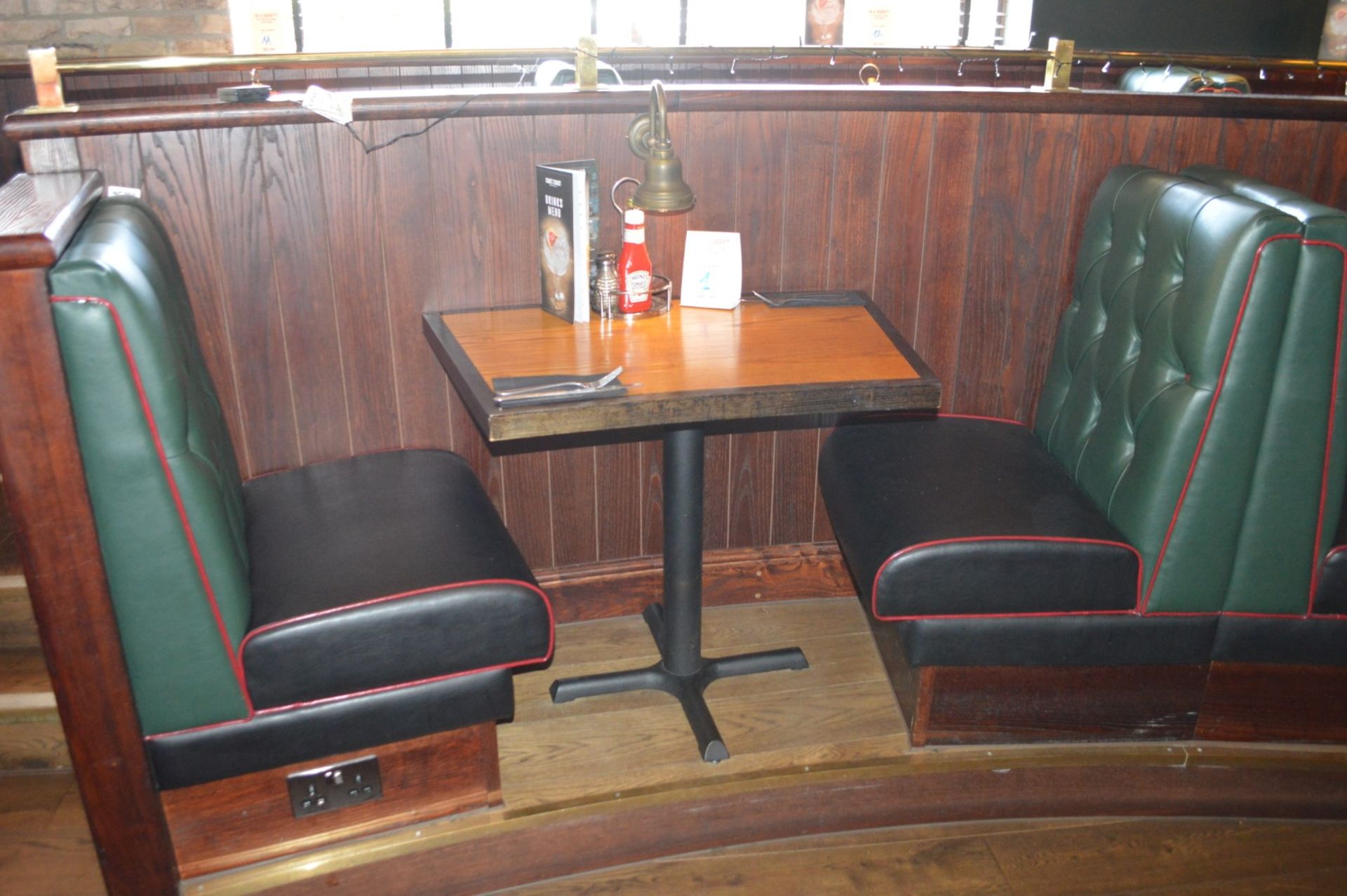 3 x Sections of Restaurant Booth Seating - Include 2 x Single Seats and 1 x Single Back to Back Seat - Image 9 of 12
