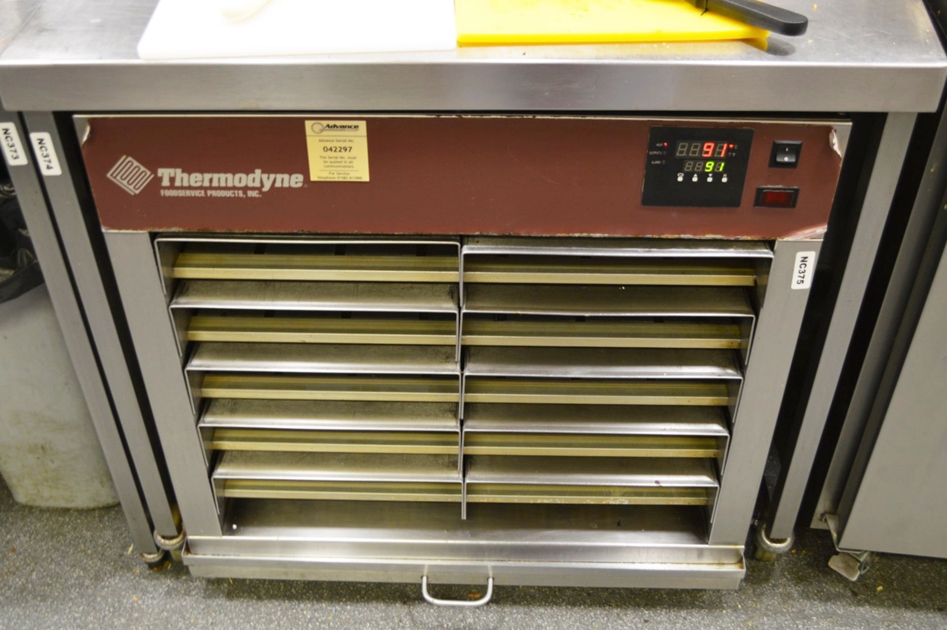 1 x Thermodyne Cook and Hold Food Warmer - H80 x W77 x D60 cms - Ref NC375 - CL390 - Location: