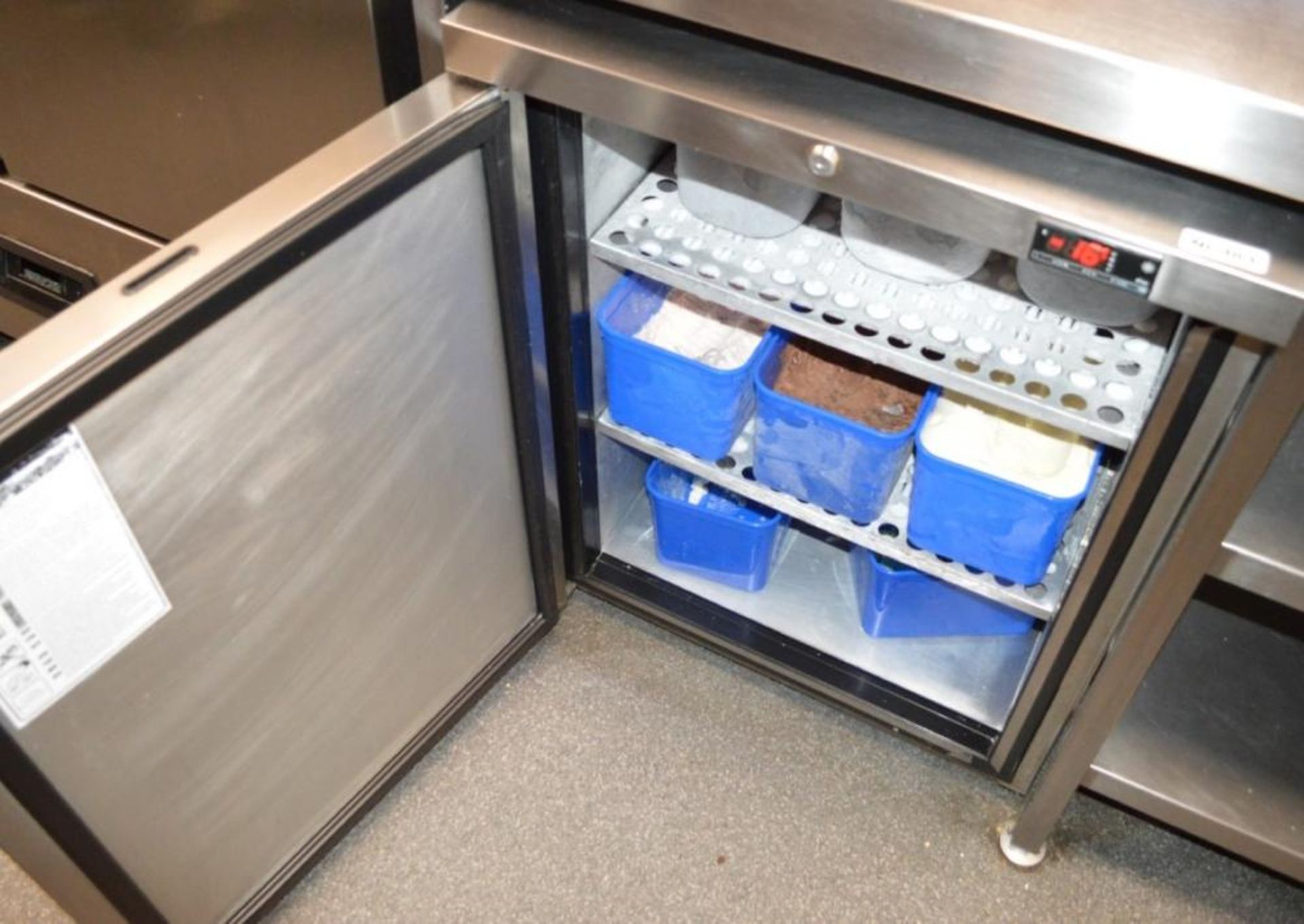 1 x Foster Undercounter Single Door Freezer With Stainless Steel Finish - Model LR150-A - H80 x - Image 3 of 3