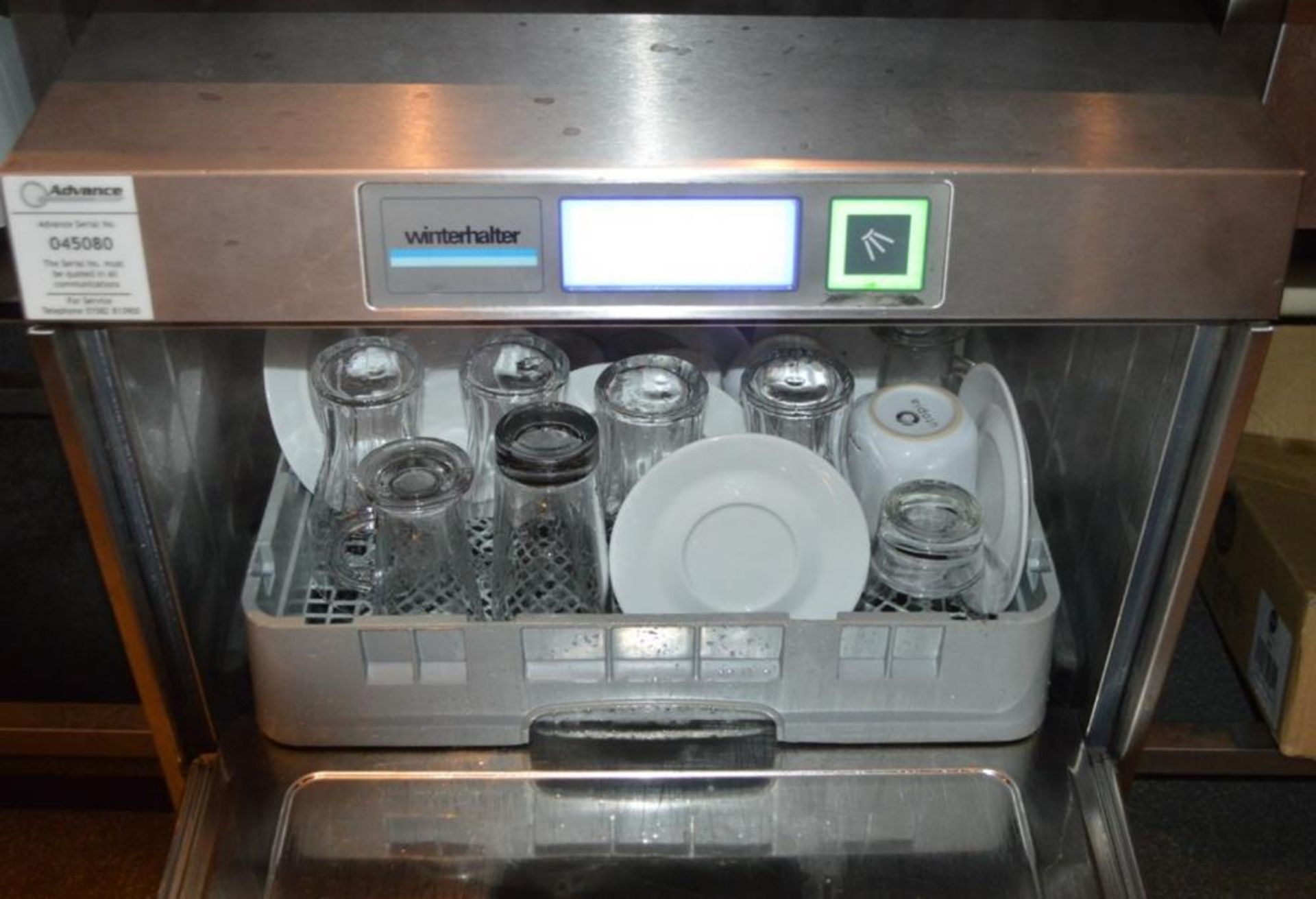 1 x Winterhalter UC-M Commercial Backbar Glass Washer With Stainless Steel Finish - H75 x W60 x - Image 3 of 3