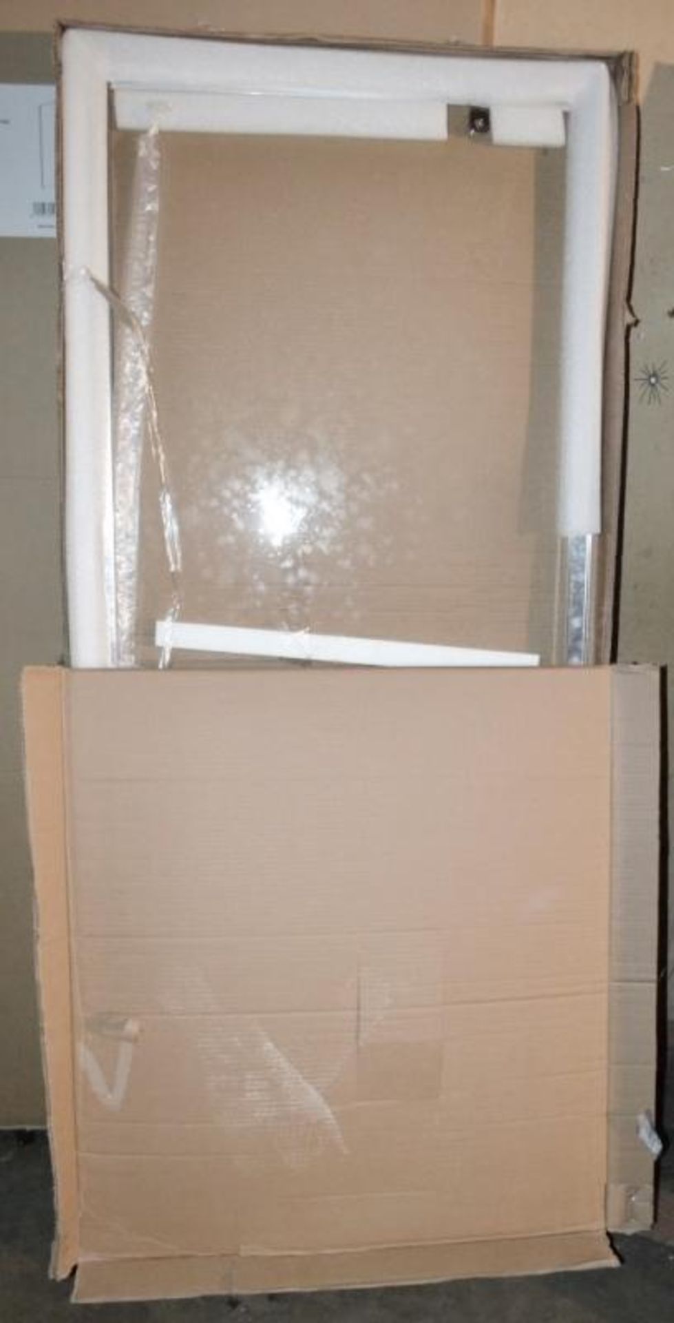 1 x 4mm 800 Shower Pivot Door (PIV4801) - New / Unused Stock - Dimensions: 800 x 1850 x 4mm / 18 Kgs