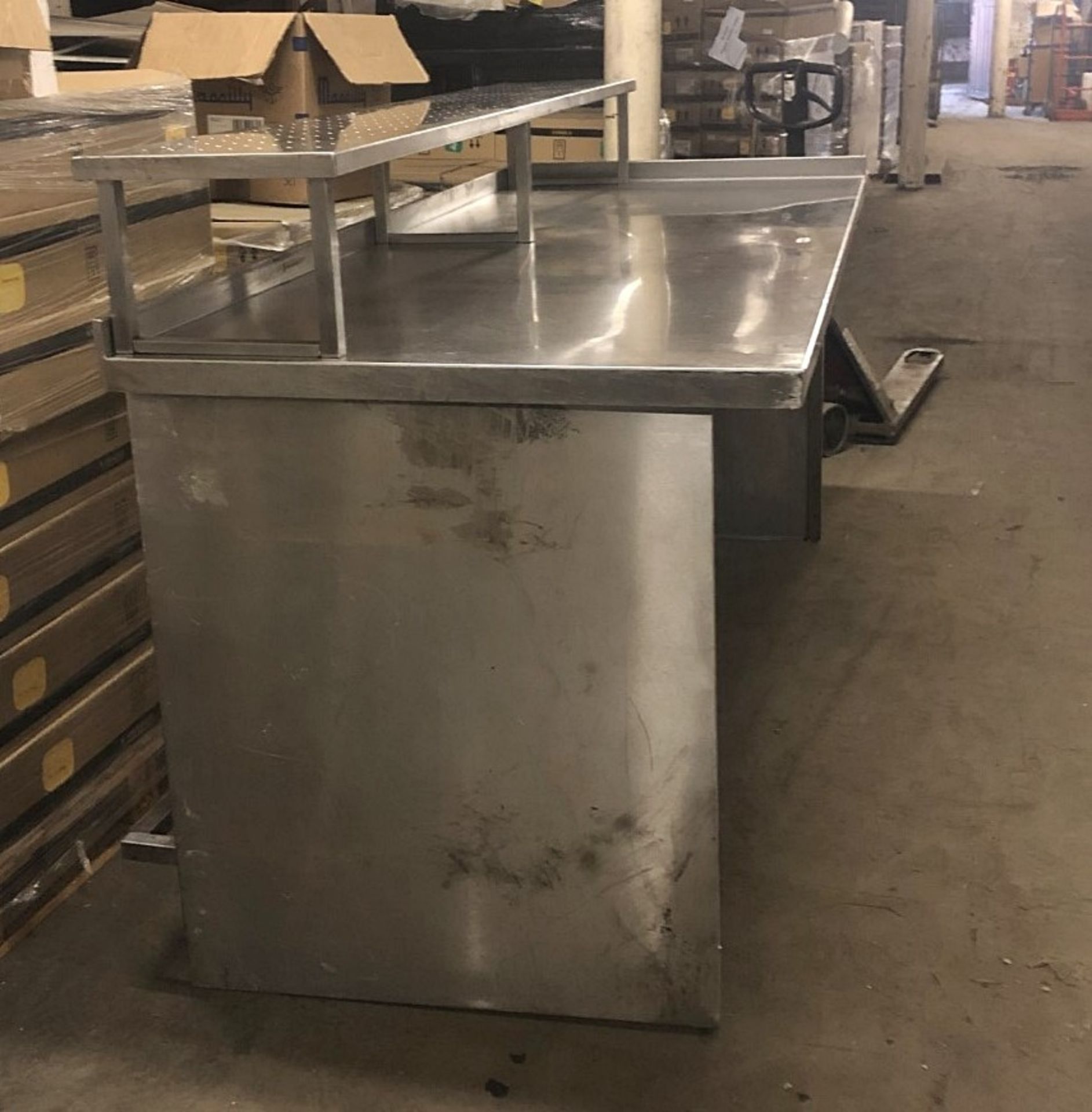 1 x Large Stainless Steel Table Unit - CL374 - NC265 - Location: Bolton BL1 - Image 2 of 6