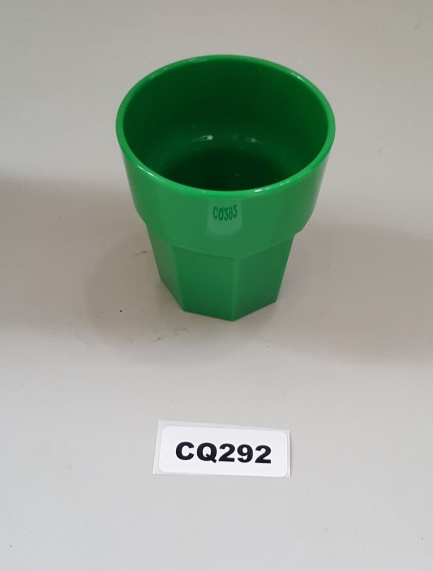 17 x NEW BBP Polycarbonate Rocks Tumbler Cups 256ml Green - Ref CQ292 - Image 2 of 3