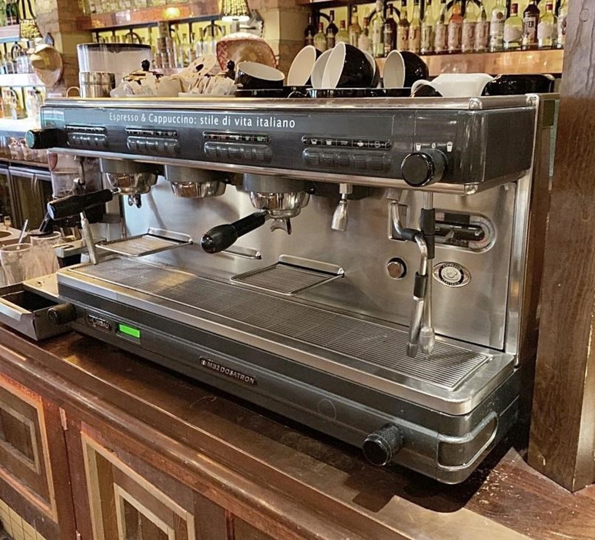 1 x La Cimbalie Espresso & Cappucino 3 Group Coffee Espresso Machine - Model M2 Dosatron - - Image 3 of 4
