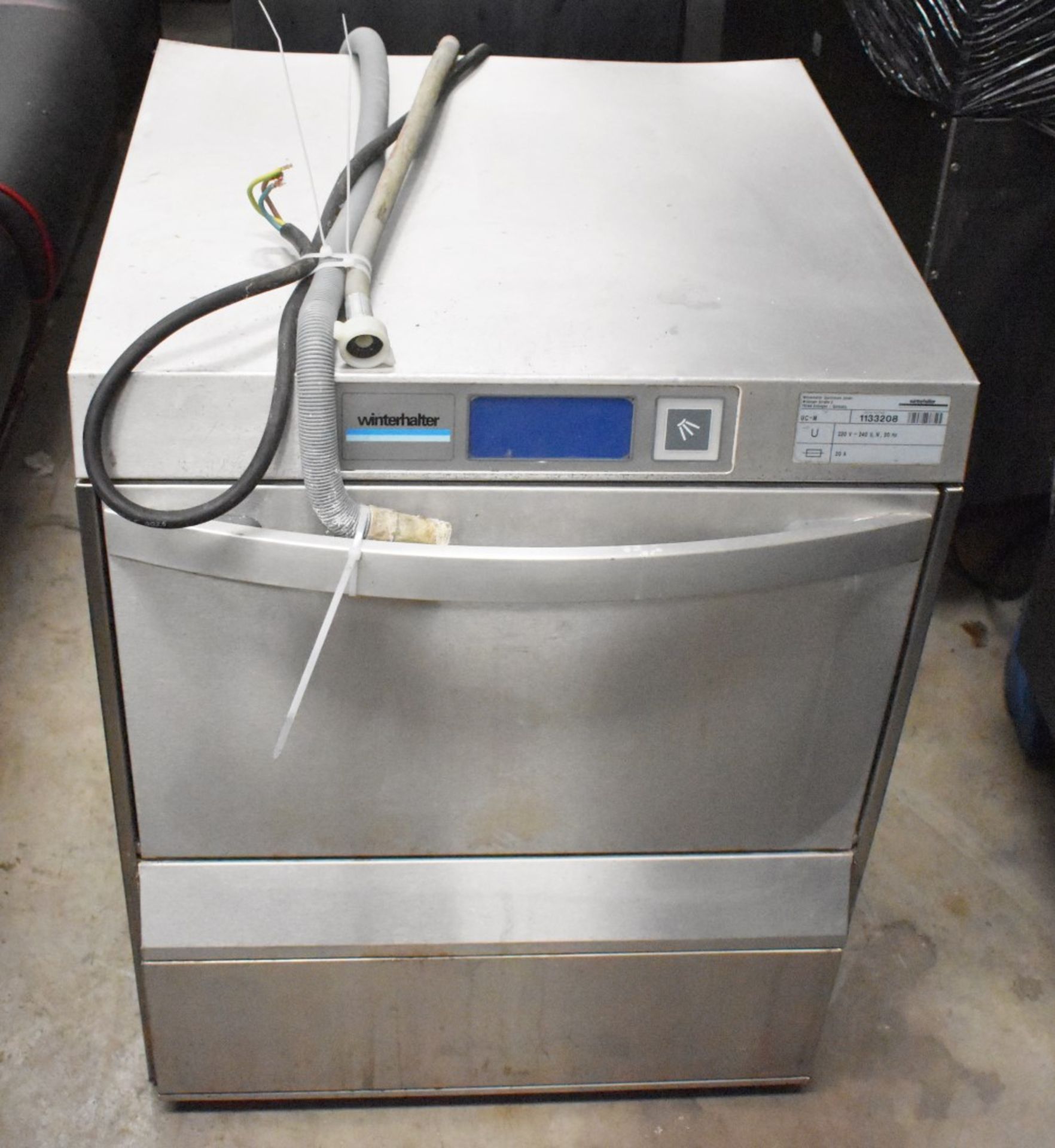 1 x Winterhalter UC-M Undercounter Glasswasher - Stainless Steel Finish - 240v - Ref 1133208 - CL000