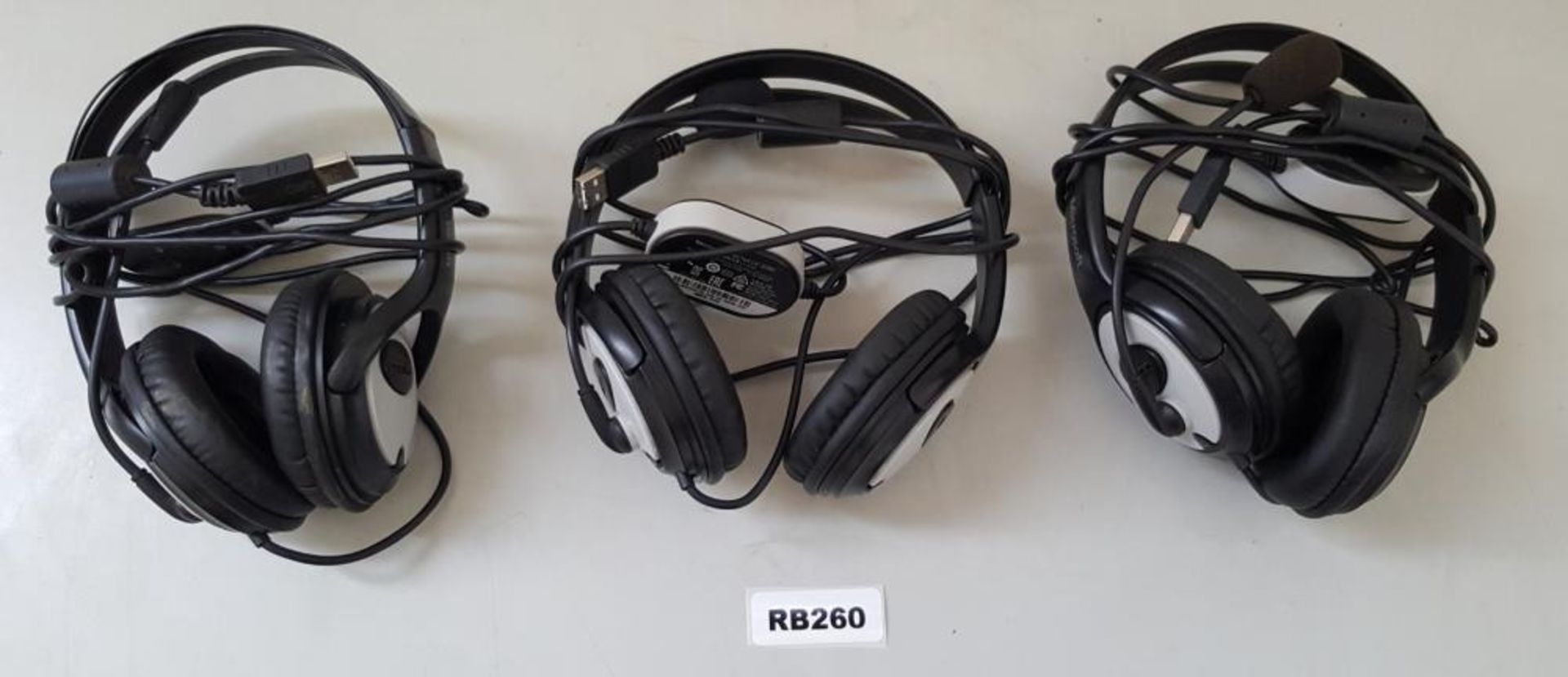 3 x Microsoft LifeChat LX-3000 Headsets - Ref RB260 G3 - CL394 - Location: Altrincham WA14<b