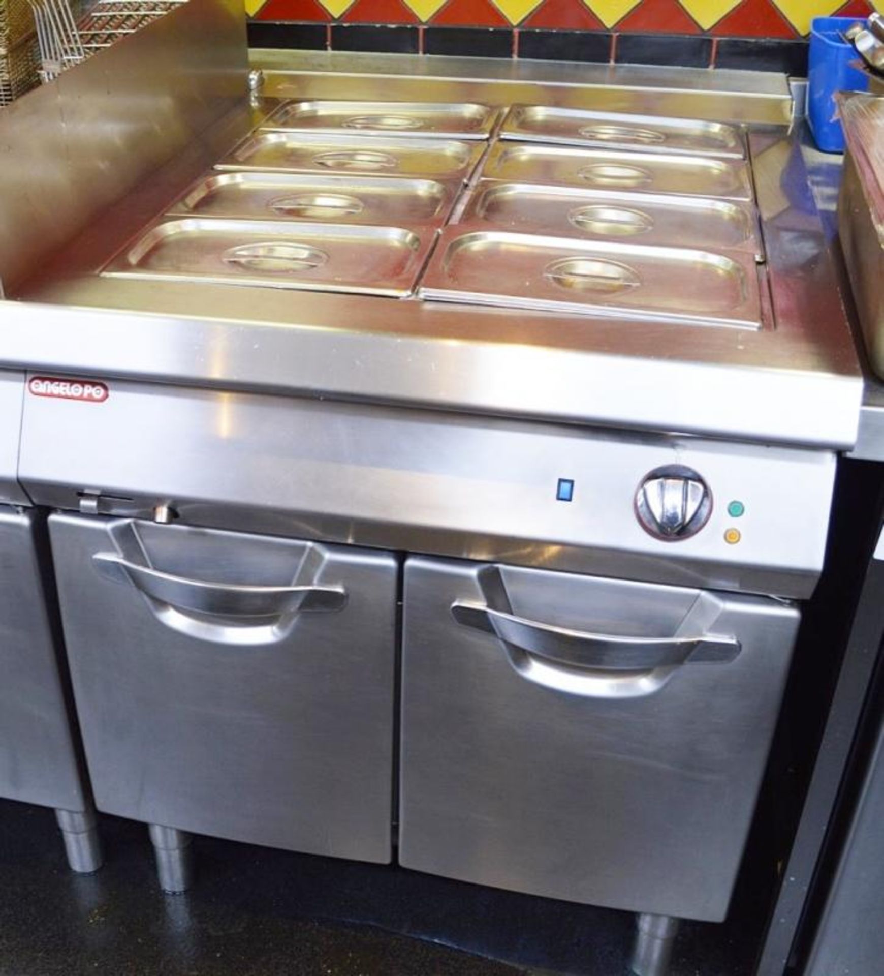 1 x Angelo Po BAINE MARIE Commercial Kitchen Equipment With Modular Design and Stainless Steel - Image 4 of 4