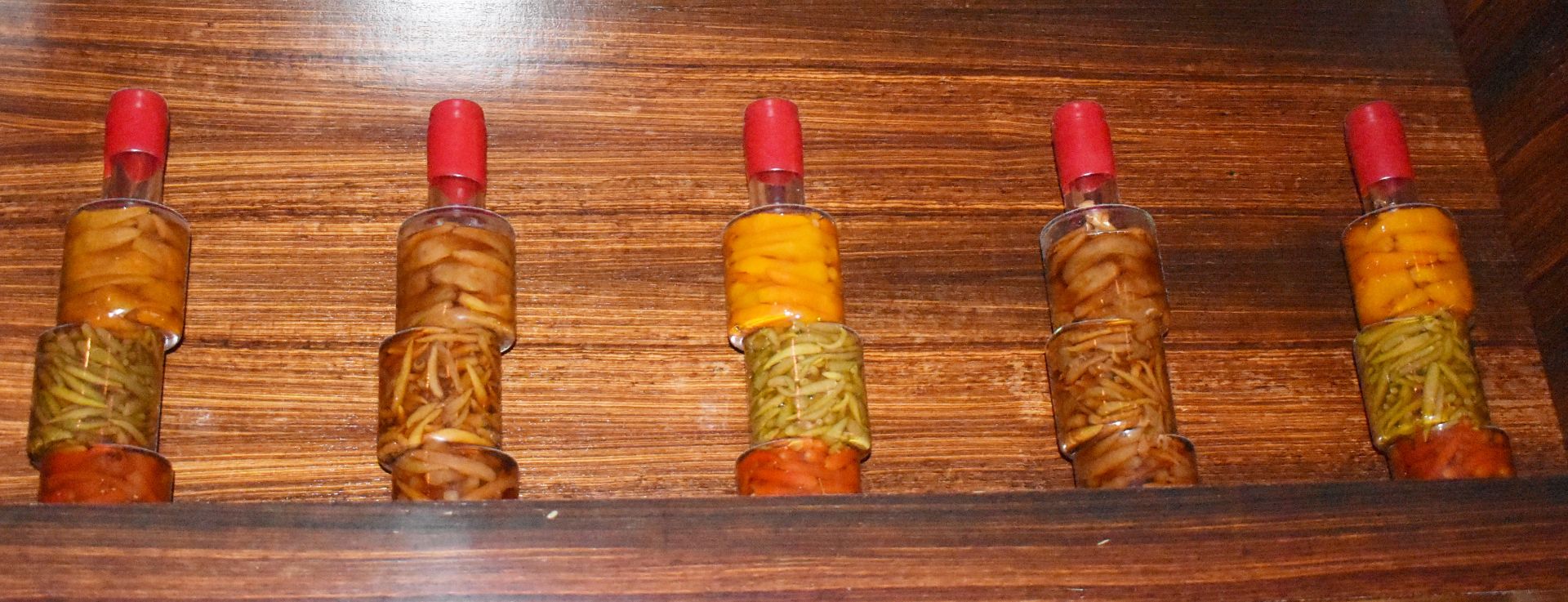 Approx 33 x Pickled Ingredient Display Bottles With Wax Lids - Various Designs Included - Ideal - Image 4 of 16