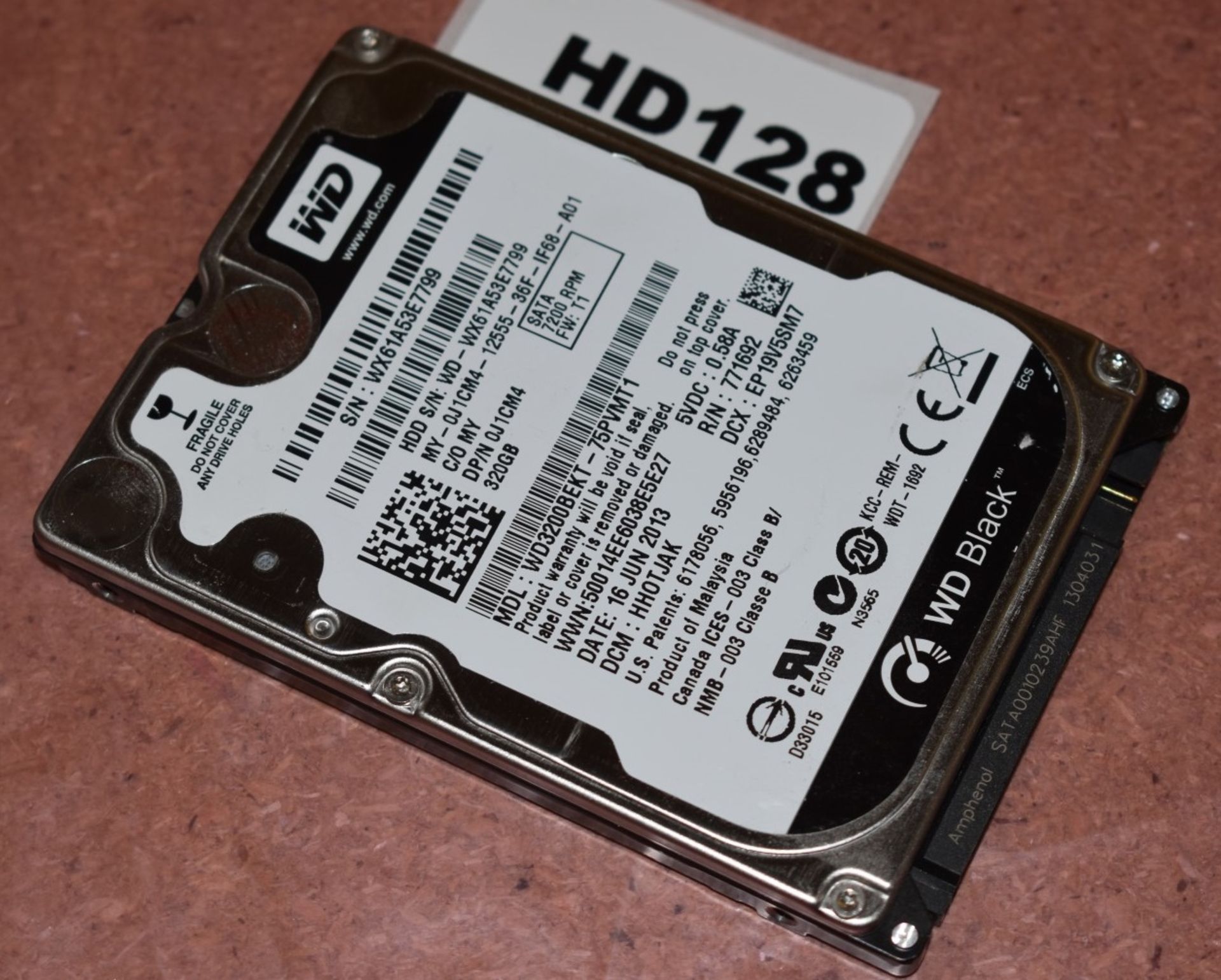 4 x Western Digital 320gb Black 2.5 Inch SATA Hard Drives - Tested and Formatted - HD125/126/127/128 - Image 4 of 4