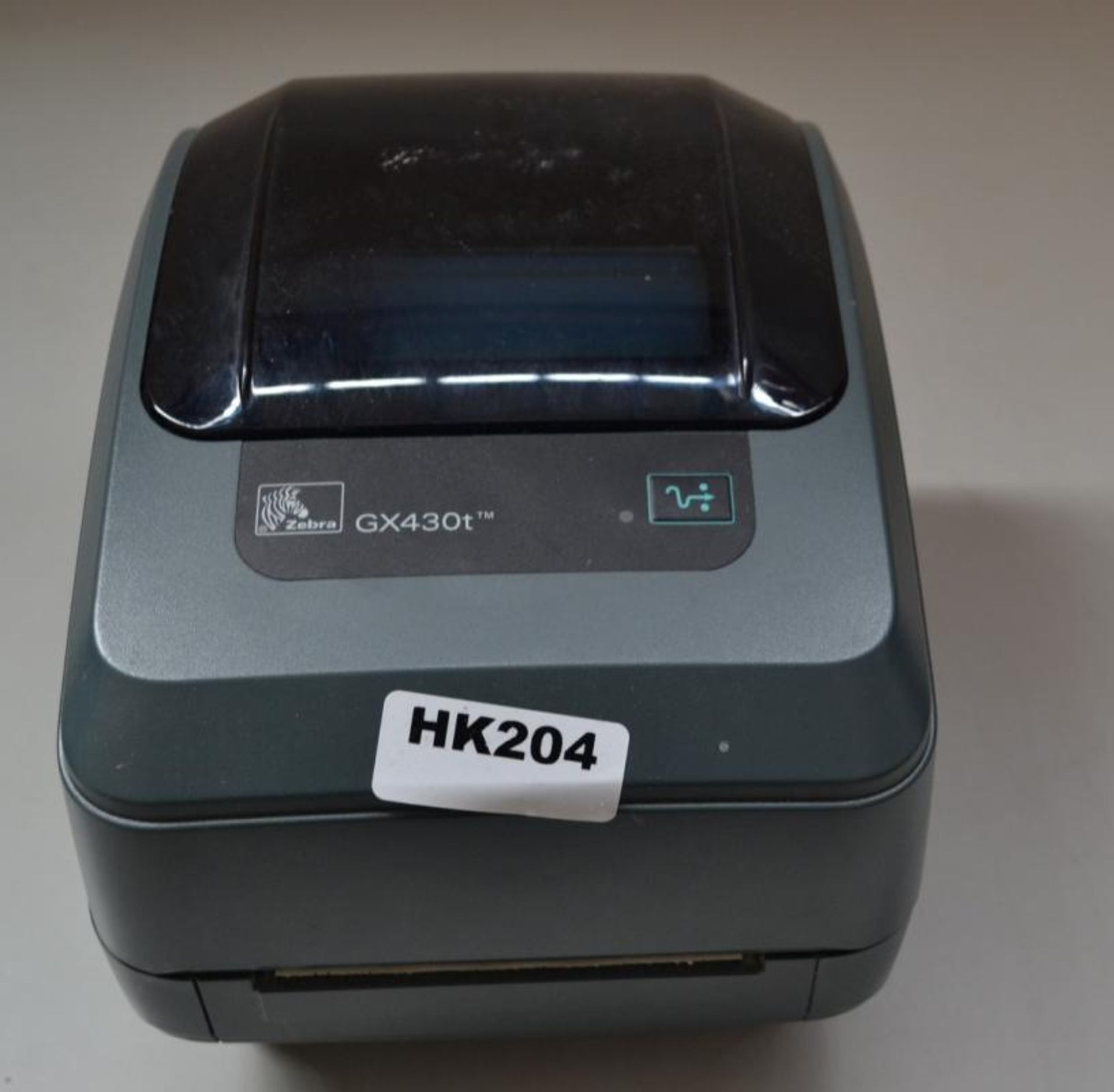 1 x Zebra GX430T Label Printer (RRP:£502.00) - Ref HK204 - CL394 - Location: Altrincham WA14 - HKPal