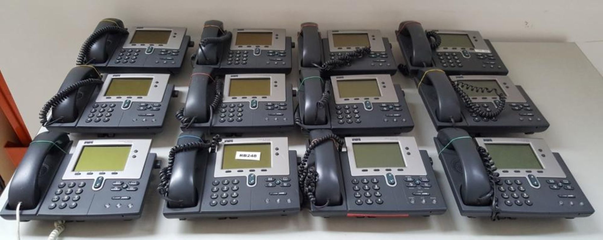 12 x Cisco 7940 IP System Office Telephone - Ref RB248 J2 - CL011 - Location: Altrincham WA14<br /