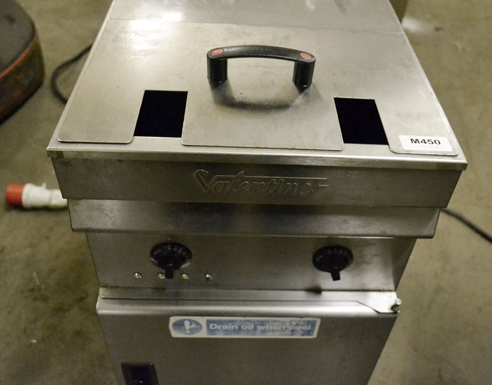 1 x Valentine Freestanding Electric Twin Basket Fryer - Approx 15 Litre Capacity - Easy Clean Stainl - Image 5 of 5