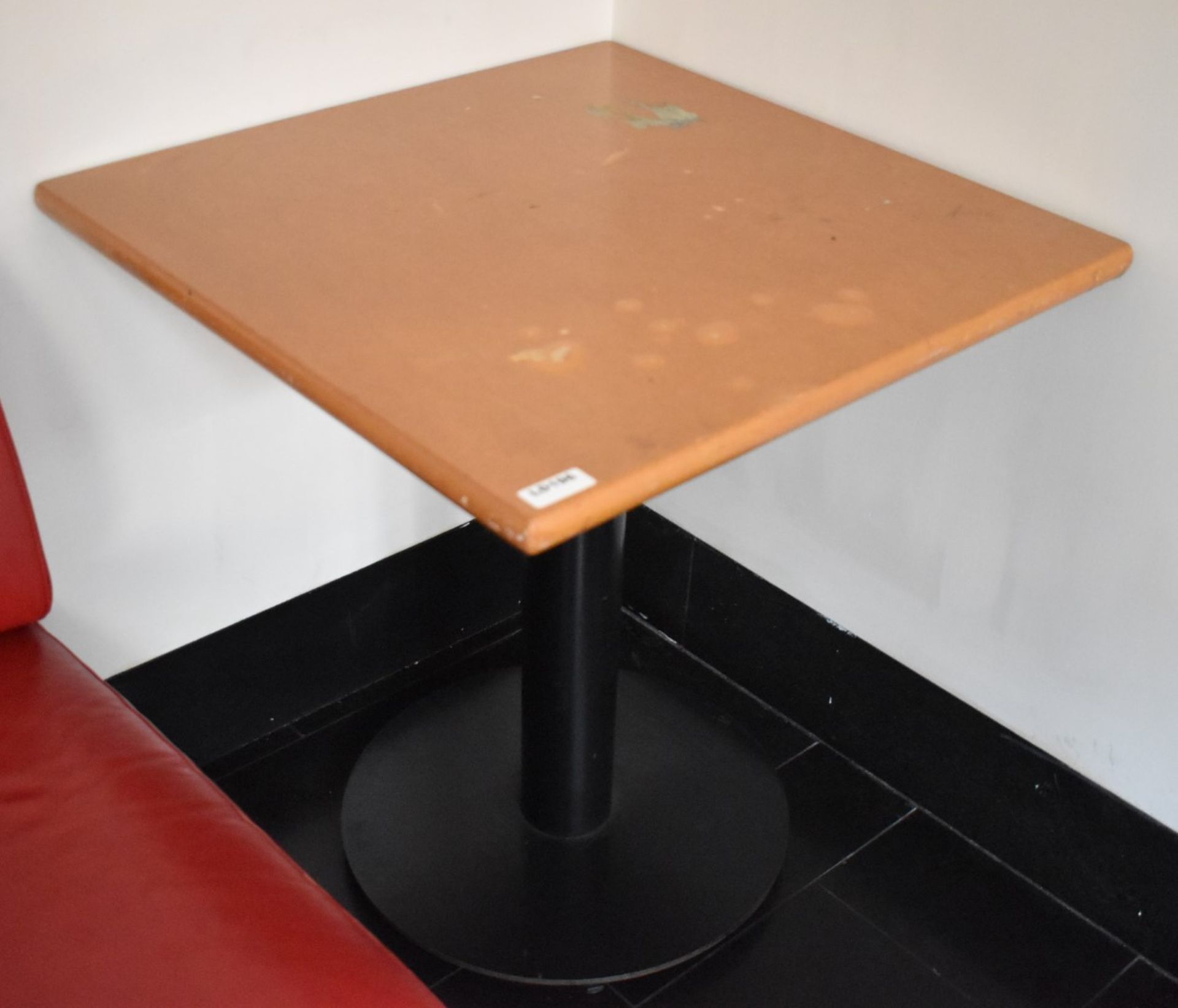 1 x Small Bistro Table With Cast Iron Base - 70 x 70 cms Surface - CL392 - Ref LD196 3F -