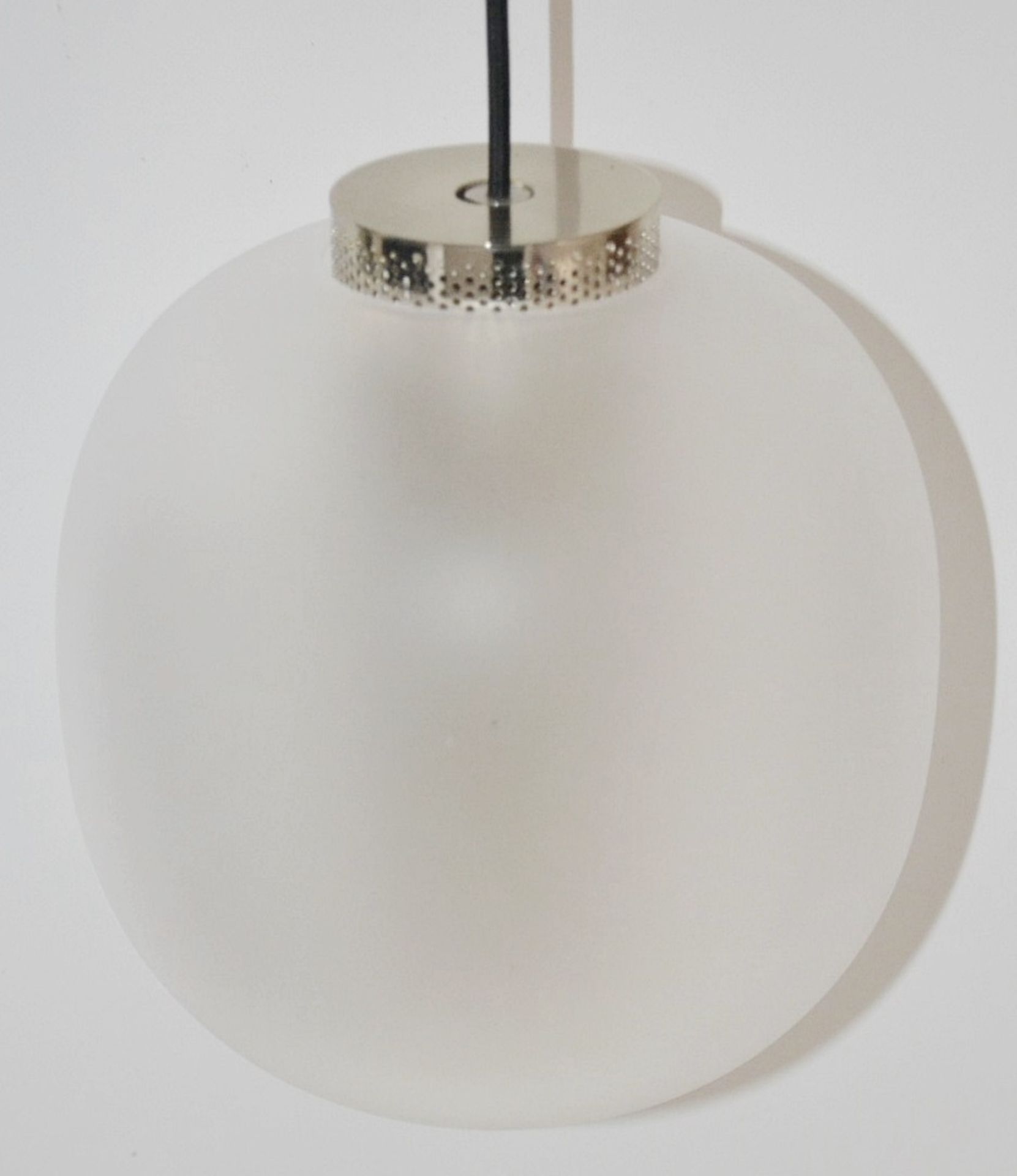 1 x 'Bloom' Pendant Light By Resident - Frosted White Glass - Original RRP £395.00 - Image 6 of 6