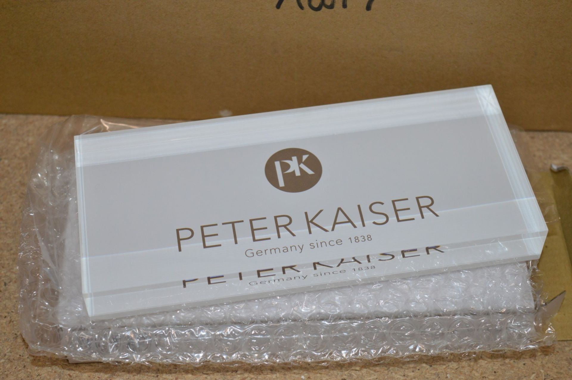 11 x Peter Kaiser Fashion Advertisement Acrylic Blocks - 18 x 11 cms - New and Boxed - CL285 - Ref - Image 2 of 3