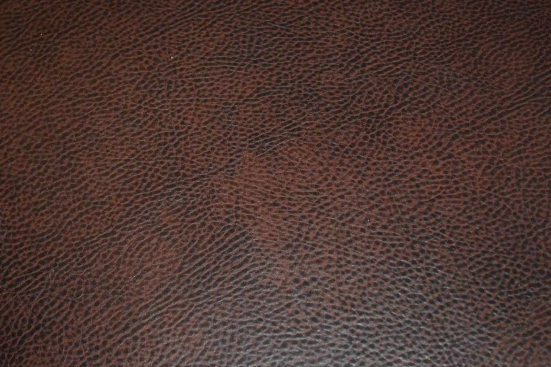 13 x Selection of Contemporary Restaurant Seating With Red and Brown Faux Leather Upholstery and - Image 3 of 8