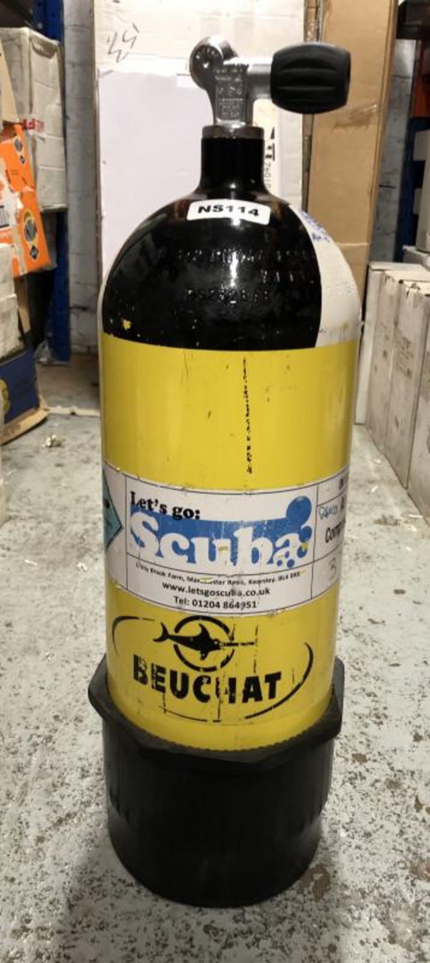 Beuchat Scuba Air Cylinder and a Full Regulator Set - Ref: NS114, NS321 - CL349 - Altrincham WA14 - Image 2 of 12