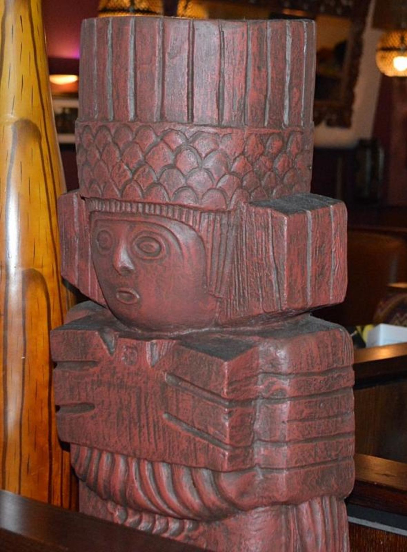 1 x Deceorative Aztec Idol Statue - Dimensions: H74 x W40 x D24cm - CL367 - Ref CQ-FB - Location: