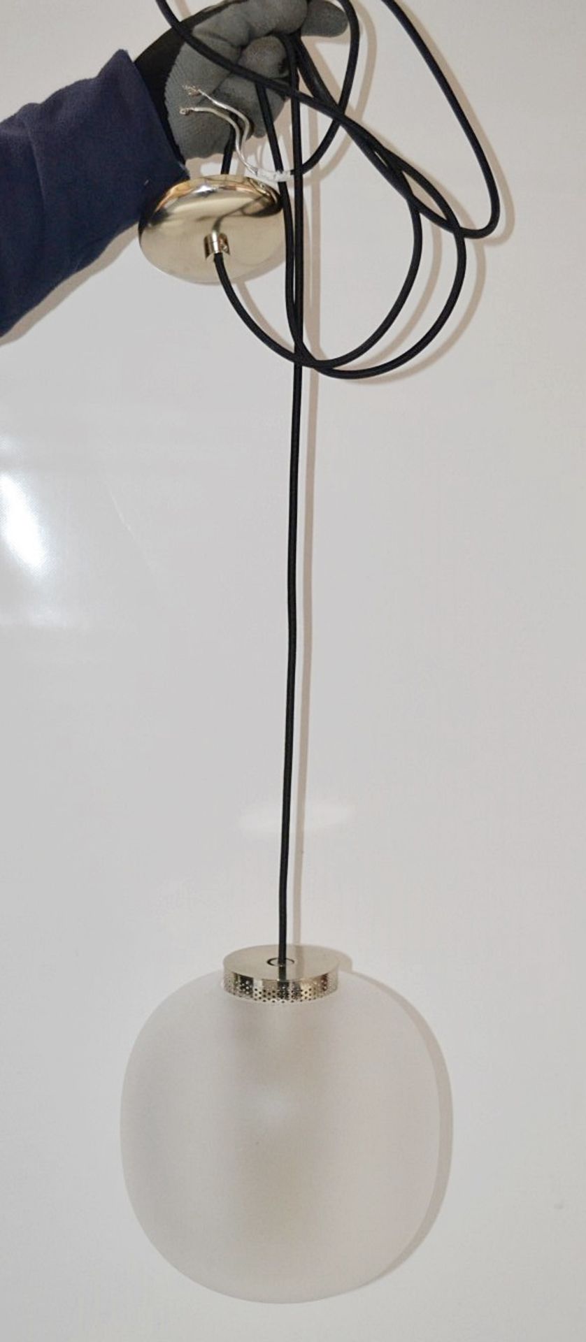 1 x 'Bloom' Pendant Light By Resident - Frosted White Glass - Original RRP £395.00 - Image 5 of 6