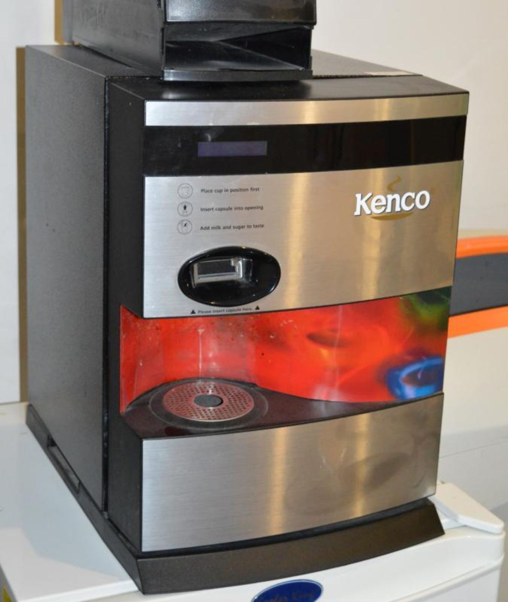 1 x Kenco Countertop Hot Drinks With Coffee and Tea Drinks Dispenser - Ref H519 - CL011 - Loc - Image 3 of 5