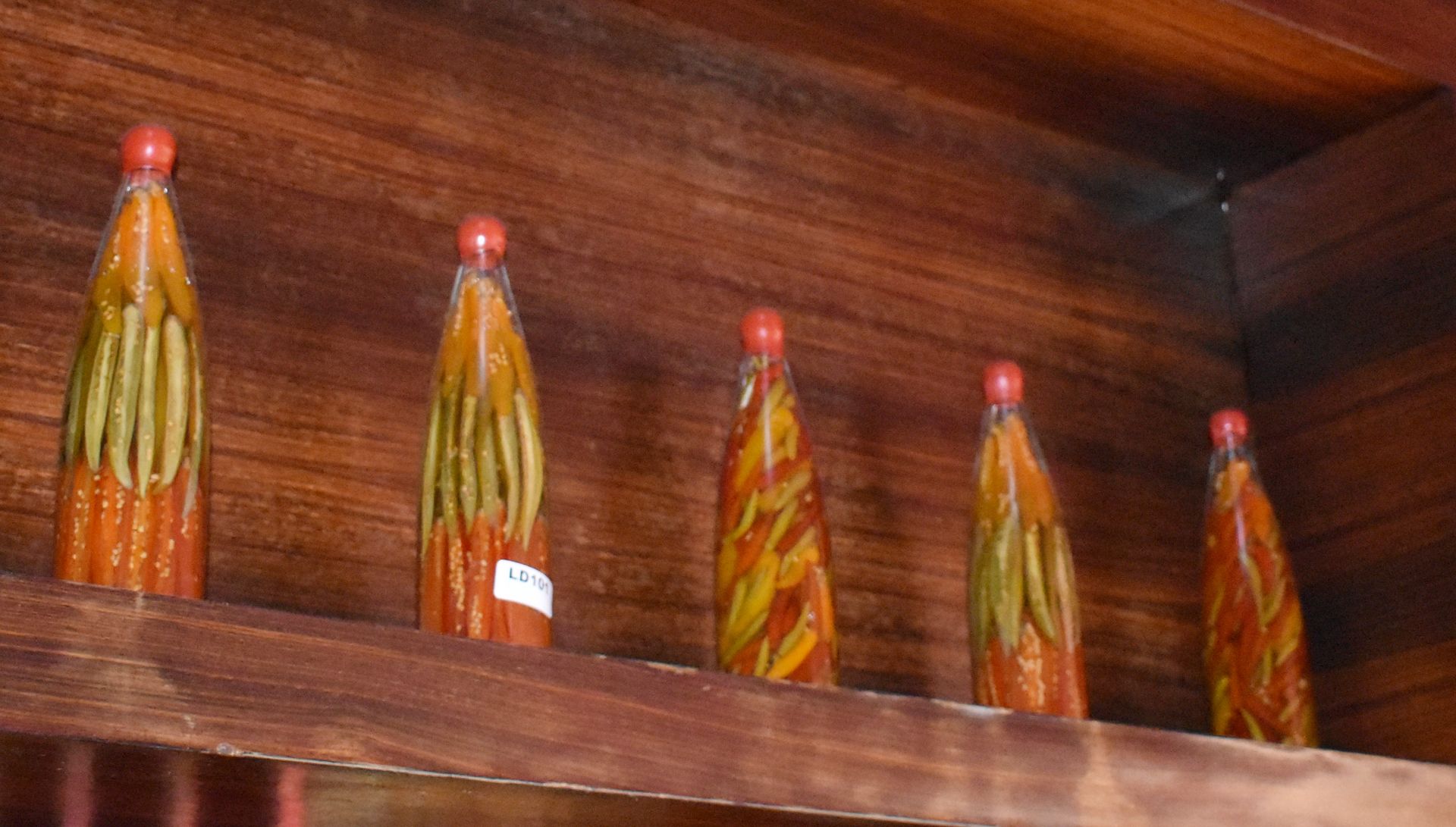 Approx 33 x Pickled Ingredient Display Bottles With Wax Lids - Various Designs Included - Ideal - Image 7 of 16