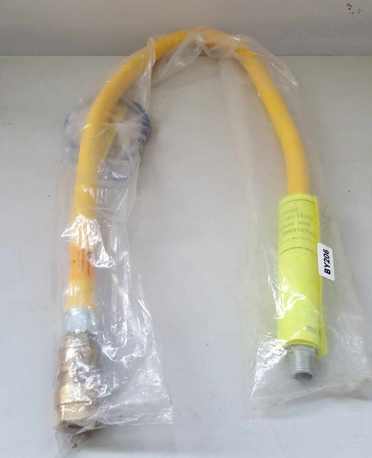 1 x NEW DORMONT BY MECHLINE 3/4 INCH YELLOW CATERING GAS HOSE 1M - Ref BY206 - Image 2 of 4