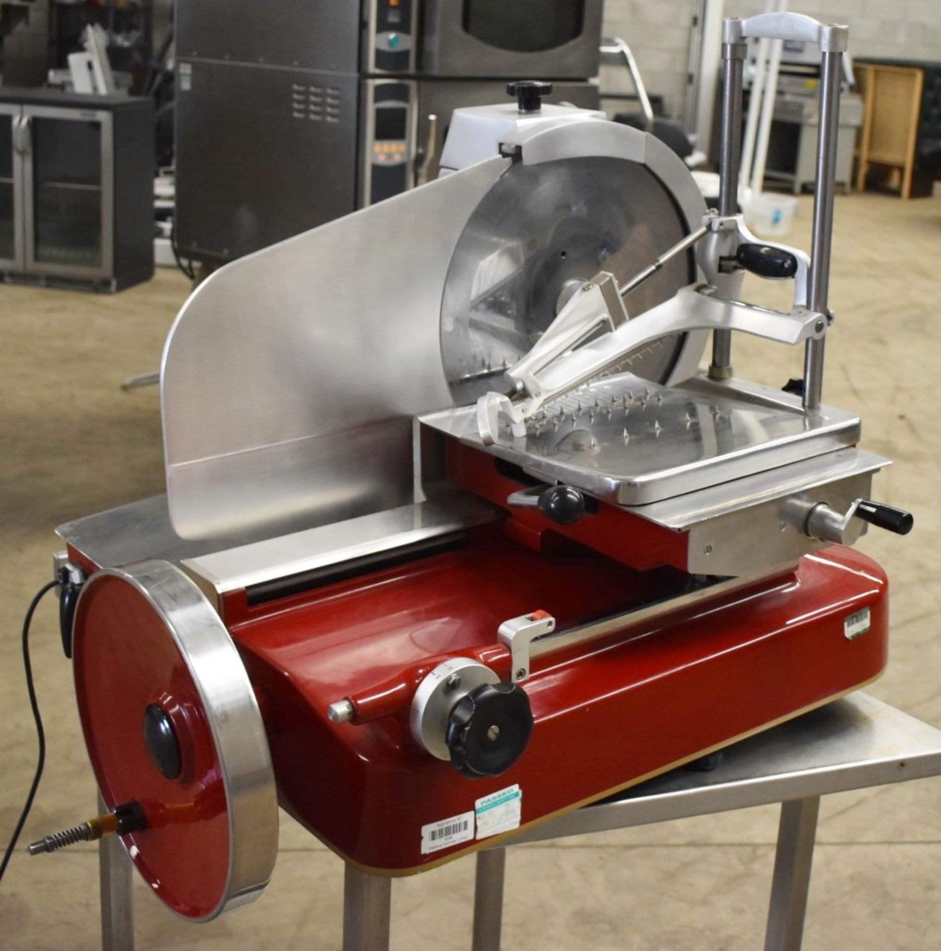 1 x Sure SCS 370mm Flywheel Meat / Prosciutto Slicer - Model SSV370BA - Ex M&S - CL232 - Location: - Image 2 of 13