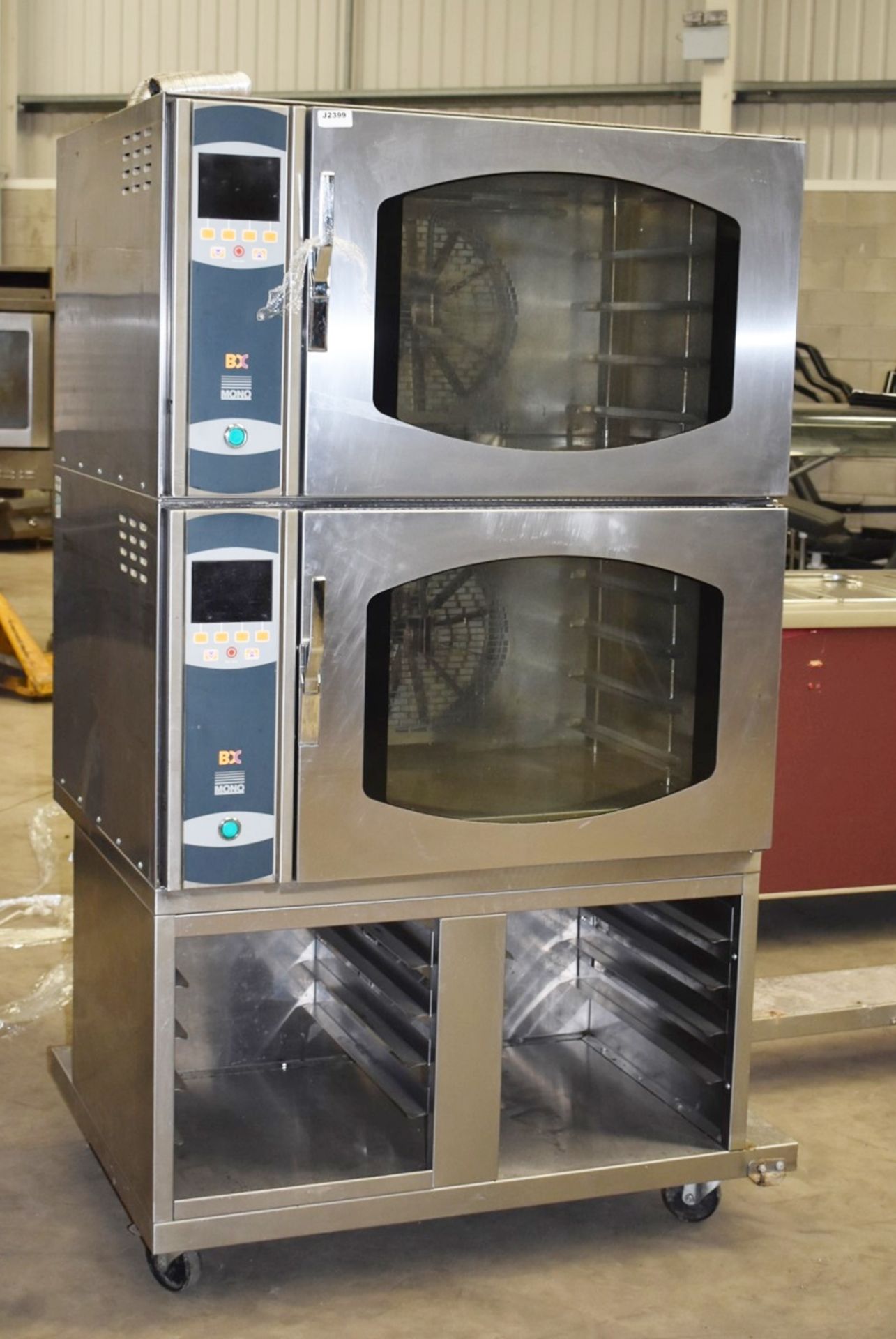1 x Mono FG158 Double Commercial Bakery Convection Oven - 3 Phase - Ex M&S - H180 x W100 x D85 cms - - Image 4 of 10