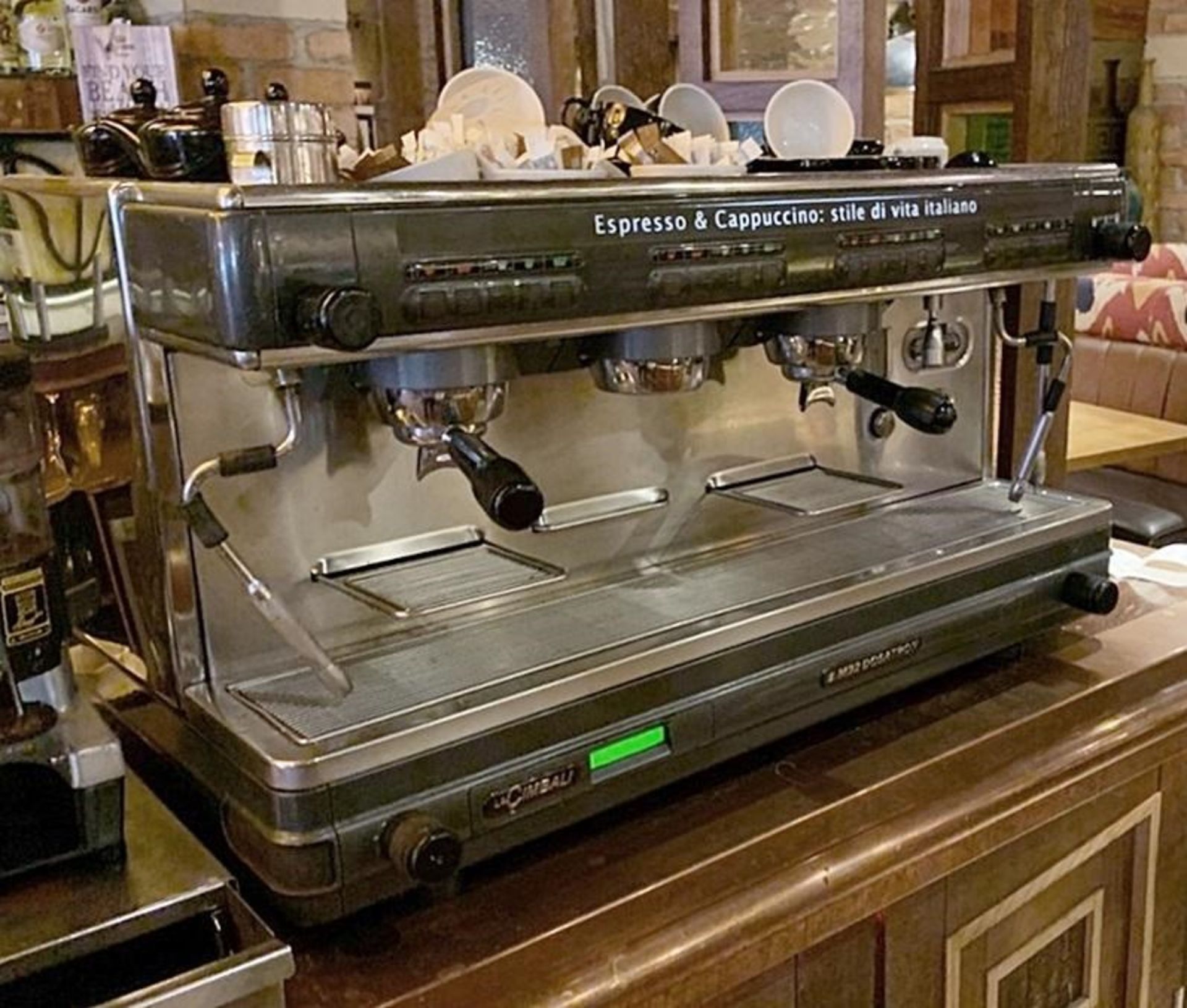 1 x La Cimbalie Espresso & Cappucino 3 Group Coffee Espresso Machine - Model M2 Dosatron - - Image 2 of 4