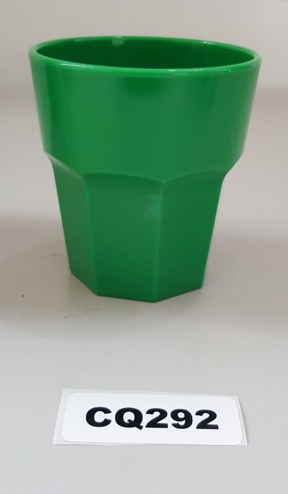 17 x NEW BBP Polycarbonate Rocks Tumbler Cups 256ml Green - Ref CQ292 - Image 3 of 3