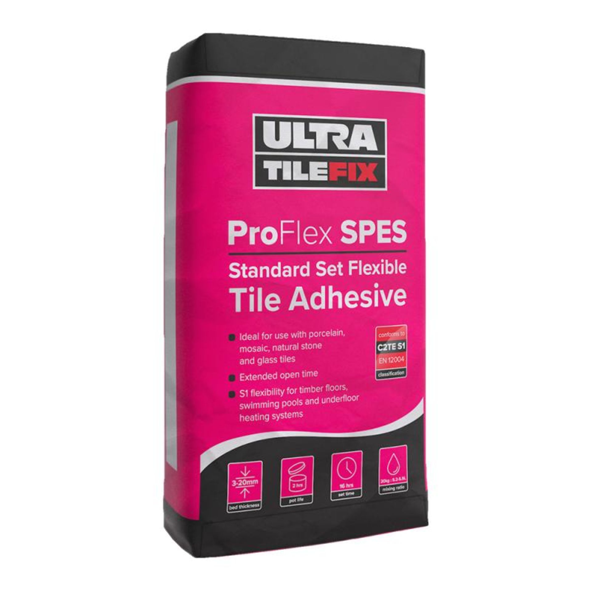 1 x Ultra Tile Fix Ultra Tile Fix - Pro Flex SPES - Standard Set Tile Adhesive - New & Boxed Stock -