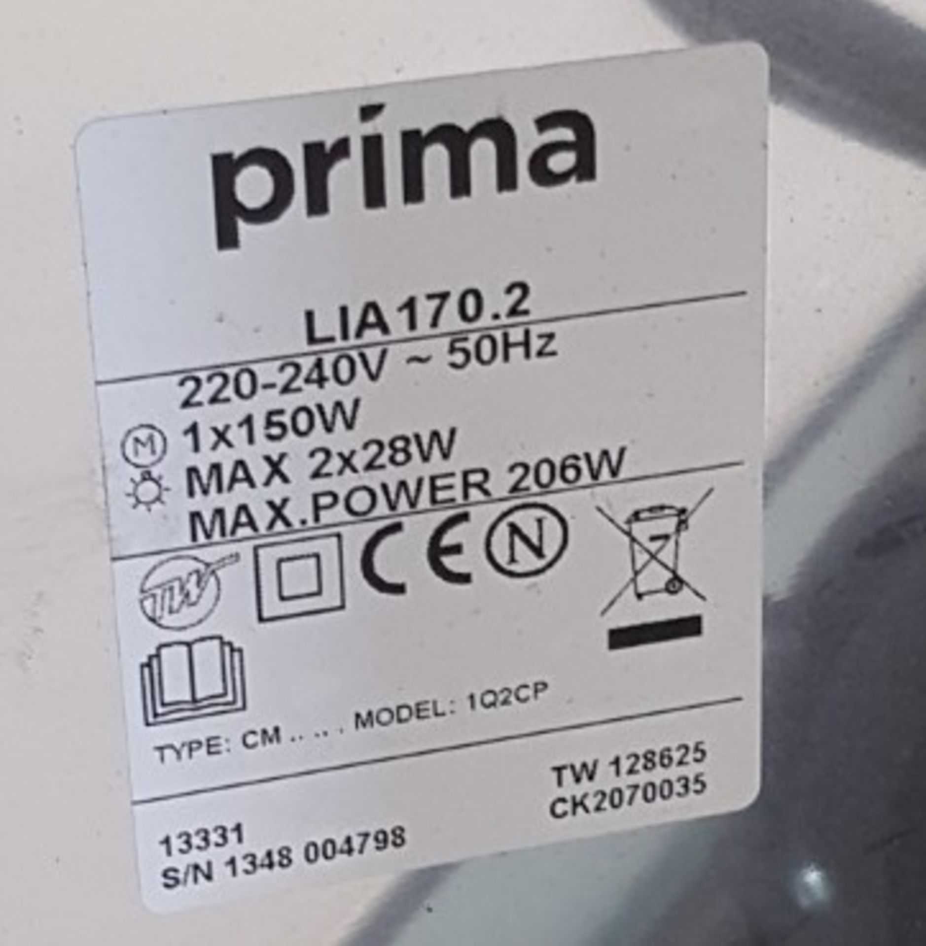 1 x 60cm Prima LIA170 Pulsar Cooker Hood - Ref BY153 - Image 5 of 5
