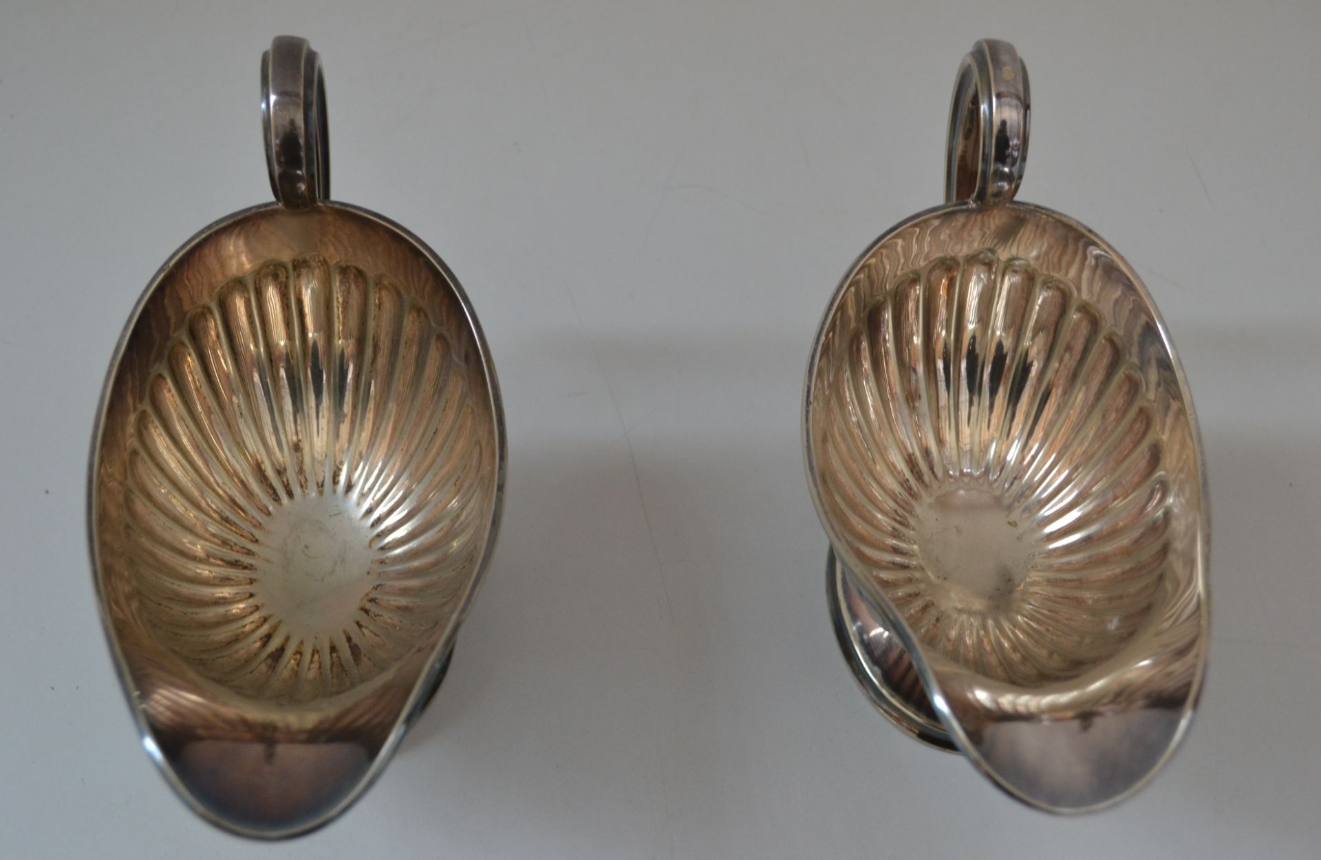 1 x A Pair Of Silver Plated Gravy Boats - Ref J2172 - CL314 - Image 3 of 3