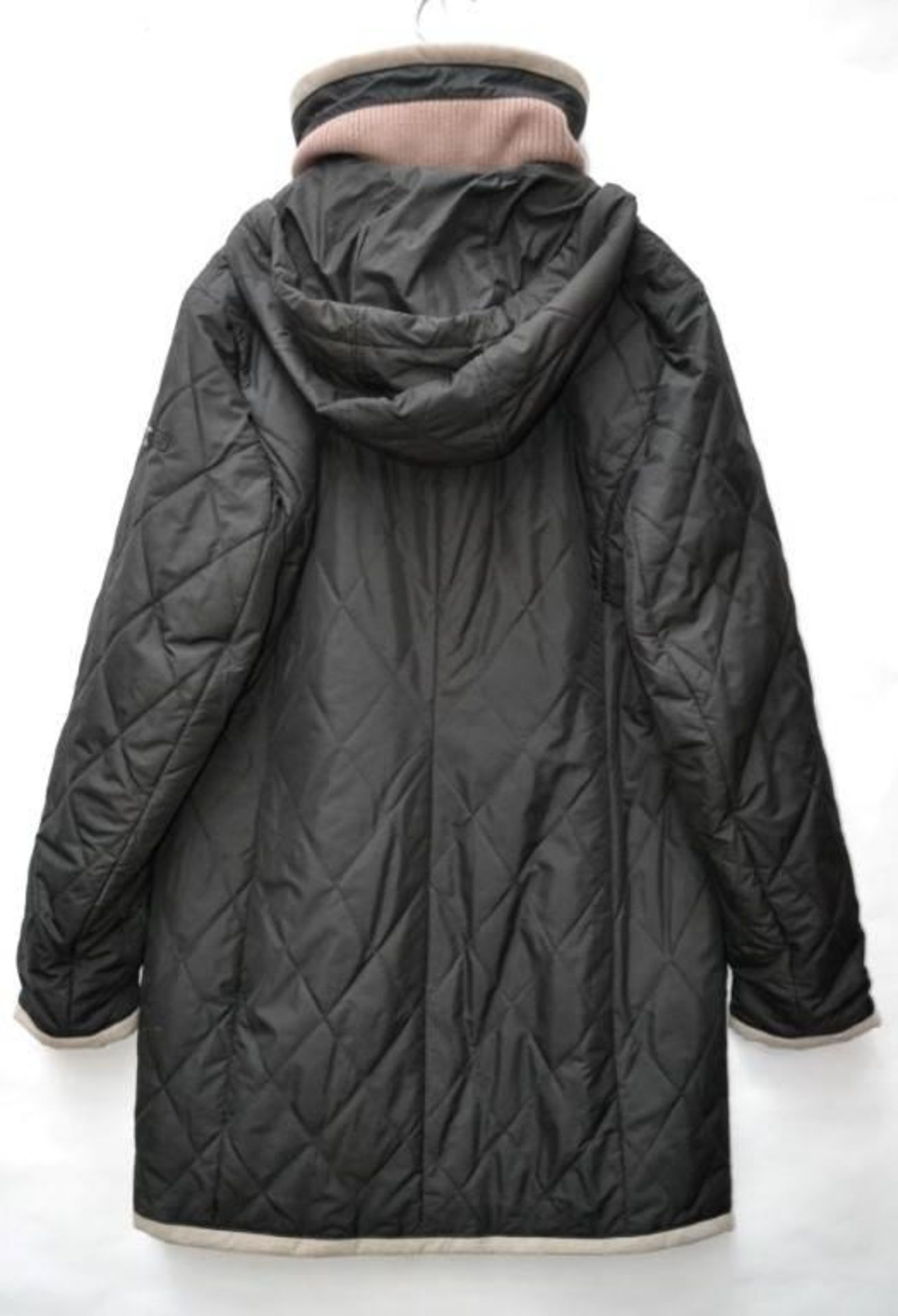 1 x Steilmann Feel KSTN C.o.v.e.r By Kirsten Womens Coat - Poly Down Filled Coat In Charcoal - Image 3 of 6