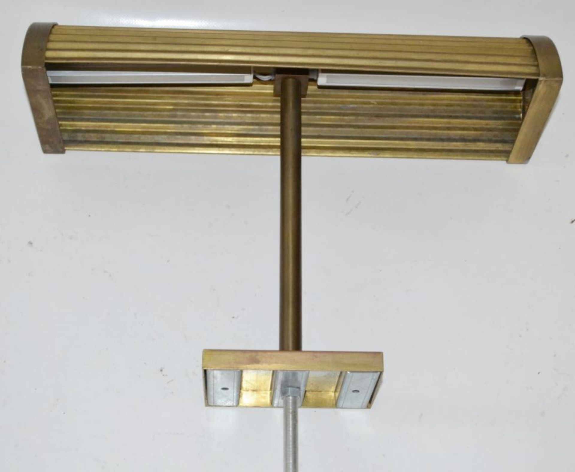 4 x Art Deco Style Table Mounted Lights In Bras - Image 6 of 7