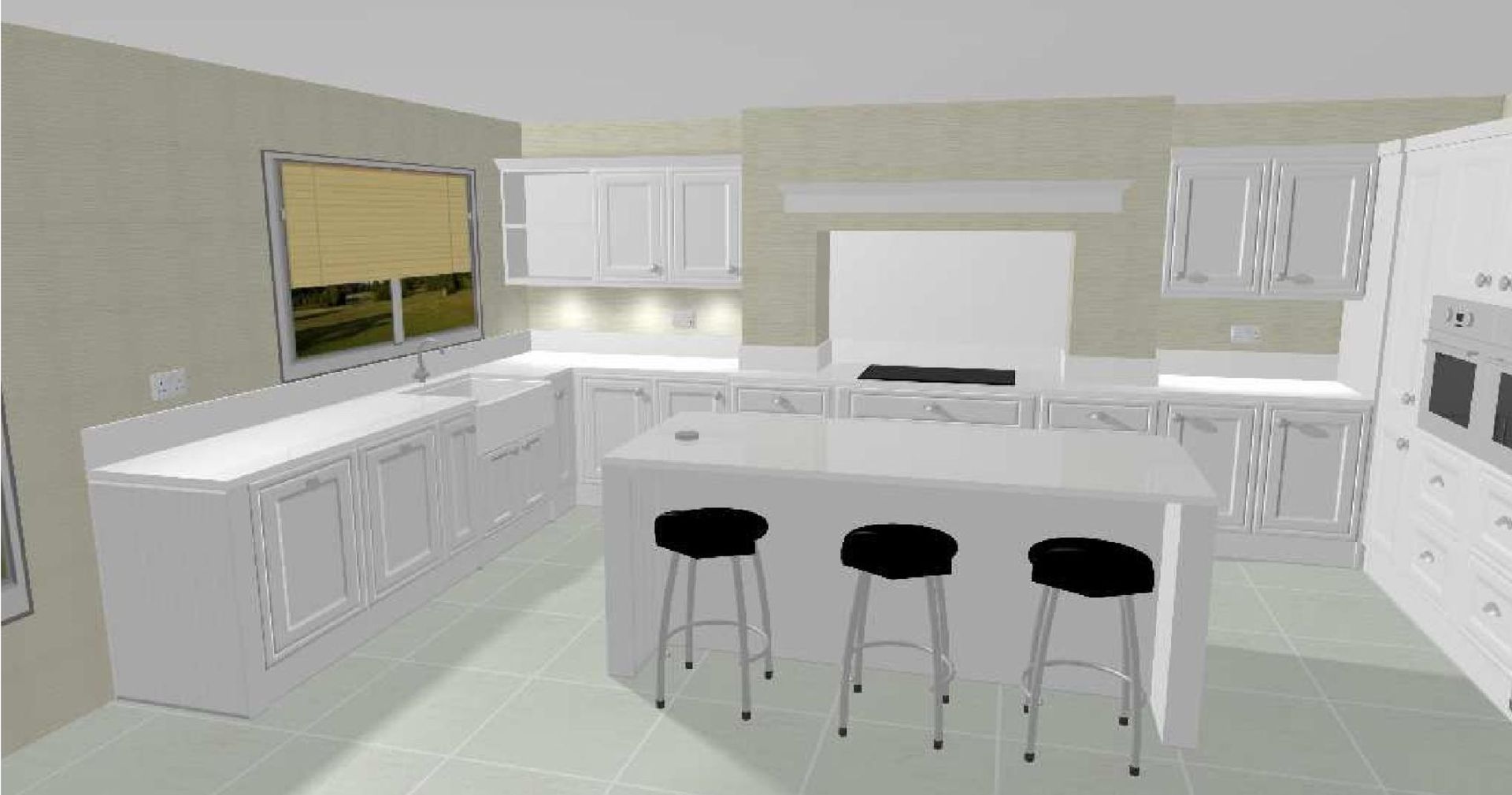 New Fitted Kitchen Designed By 1909 Kitchens - CL338 - Location: Rainhill - Value - £17,000