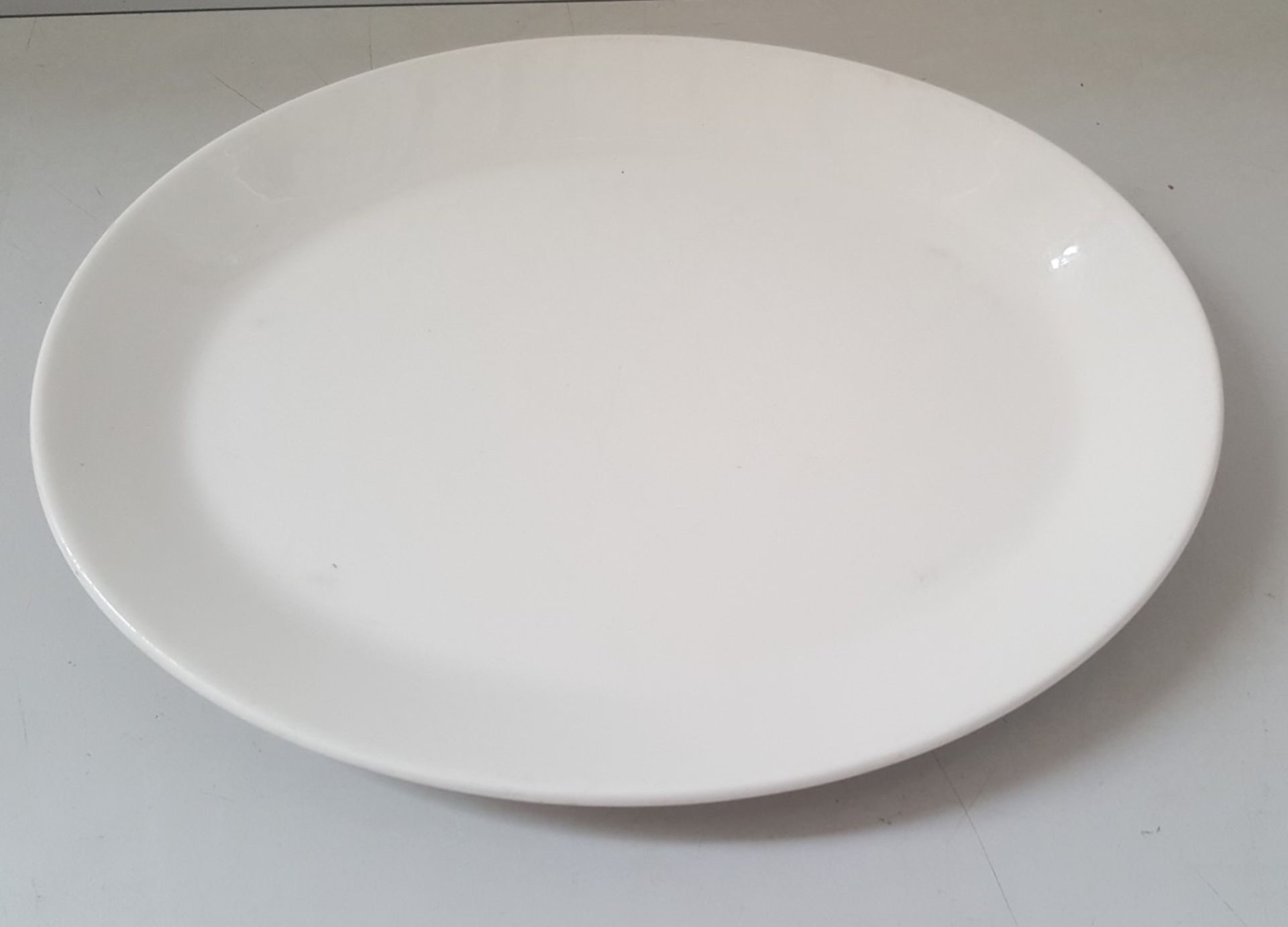 14 x Steelite Oval Serving Plates White L28/W21.5CM - Ref CQ273 - Image 2 of 4