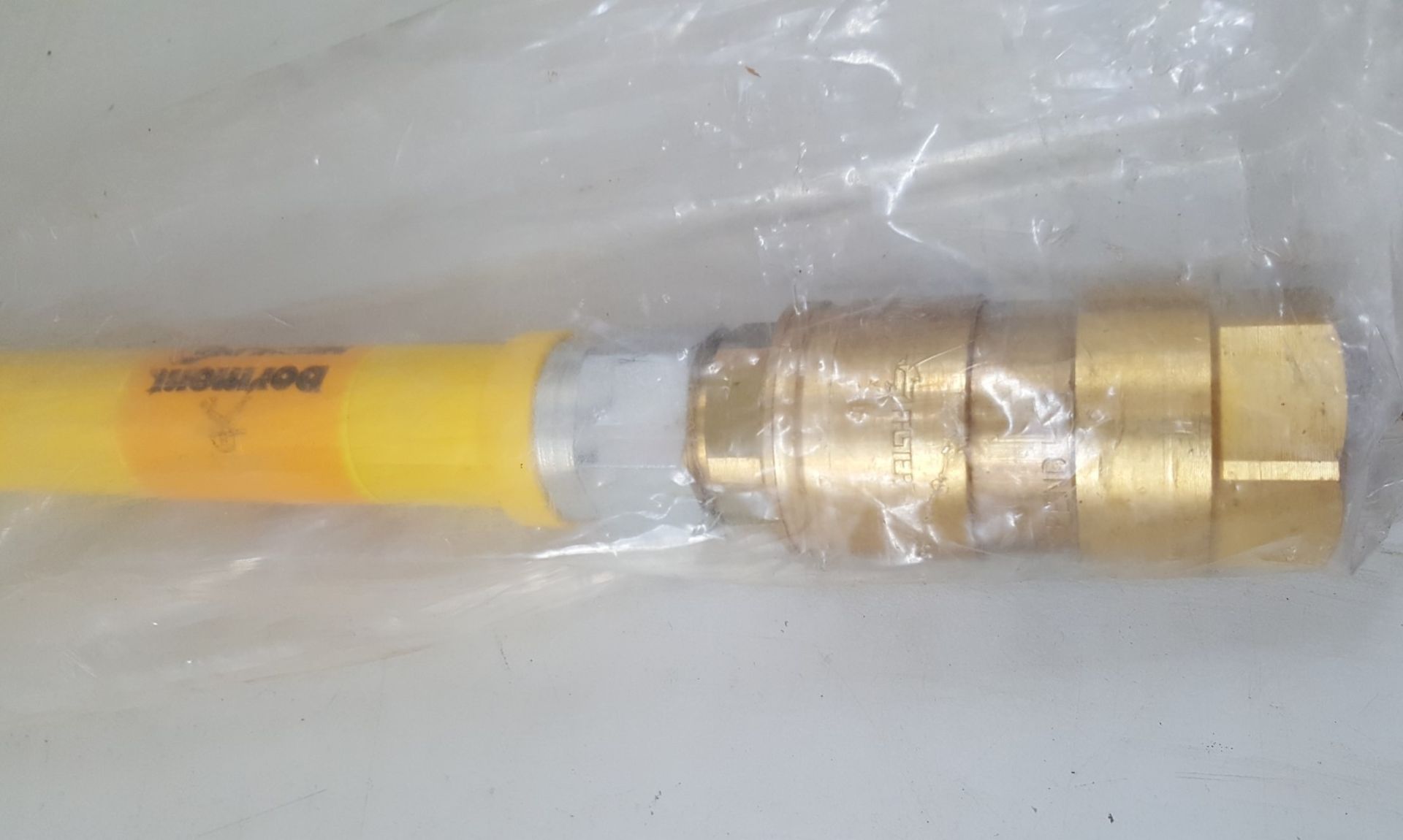 1 x NEW DORMONT BY MECHLINE 3/4 INCH YELLOW CATERING GAS HOSE 1M - Ref BY206 - Image 4 of 4