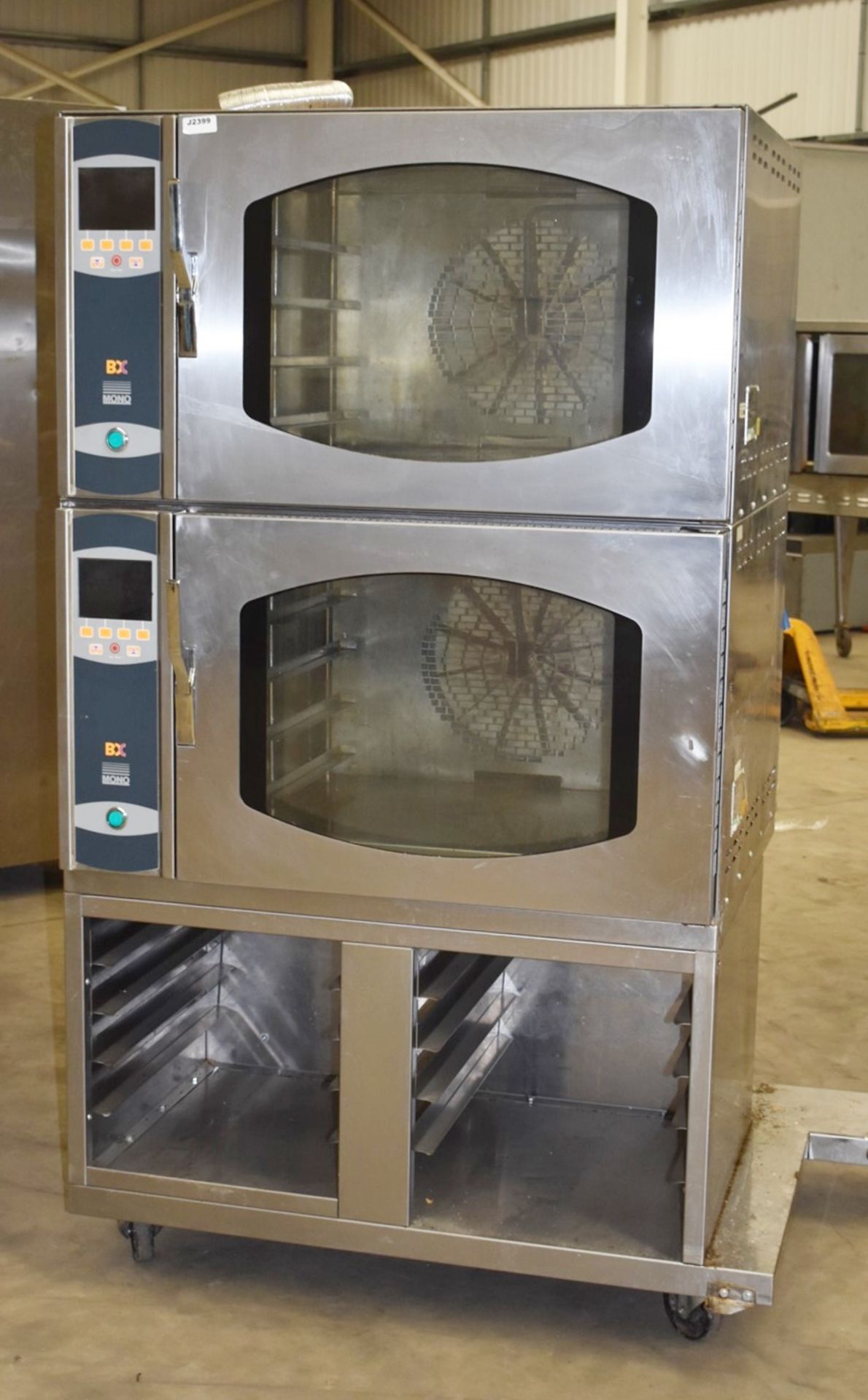 1 x Mono FG158 Double Commercial Bakery Convection Oven - 3 Phase - Ex M&S - H180 x W100 x D85 cms - - Image 5 of 10