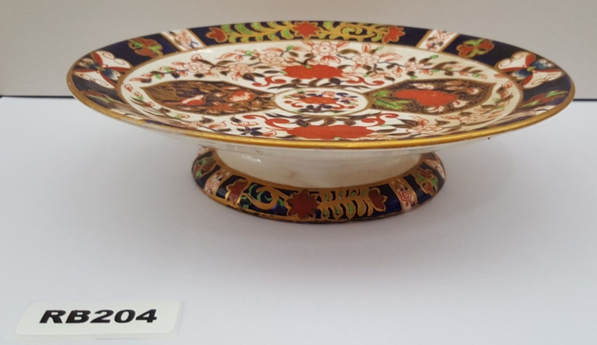 1 x RARE ROYAL CROWN DERBY IMARI PATTERN 198 CHINA PLATE - Ref RB204 I - Image 5 of 6
