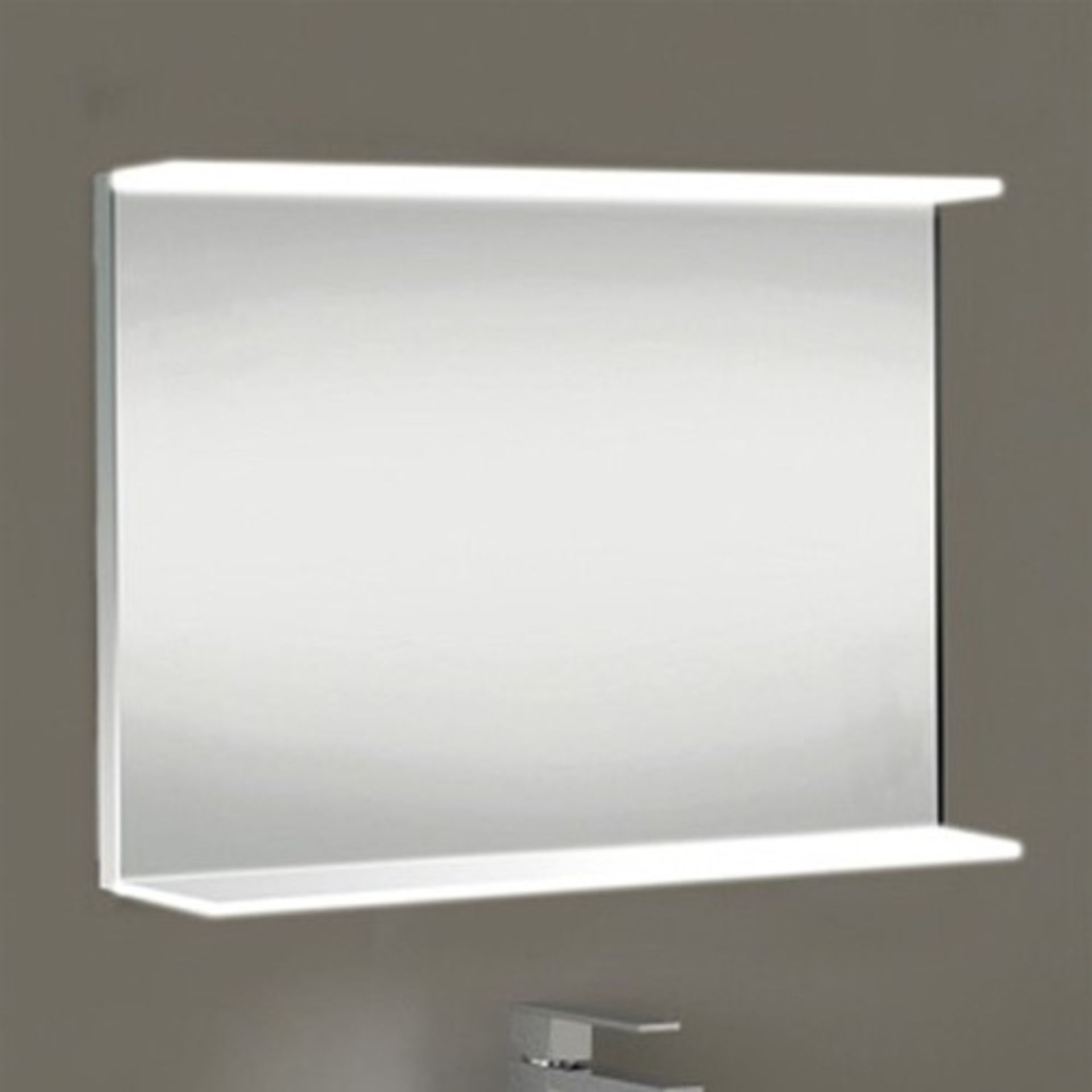 1 x Synergy Bologna Bathroom Mirror - IR Switch, Demister (800 x 800mm) - New & Boxed Stock