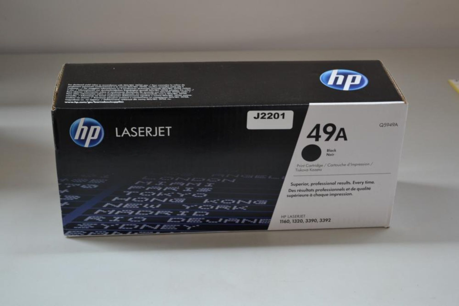 1 x HP 49A Black Original LaserJet Printer Toner Cartridge Q5949A (RRP:£91.00) - New In Box - Ref J2