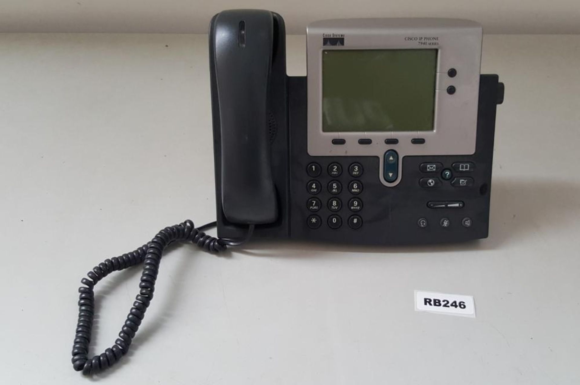 5 x Cisco 7940 IP System Office Telephone - Ref RB246 J2 - CL011 - Location: Altrincham WA14